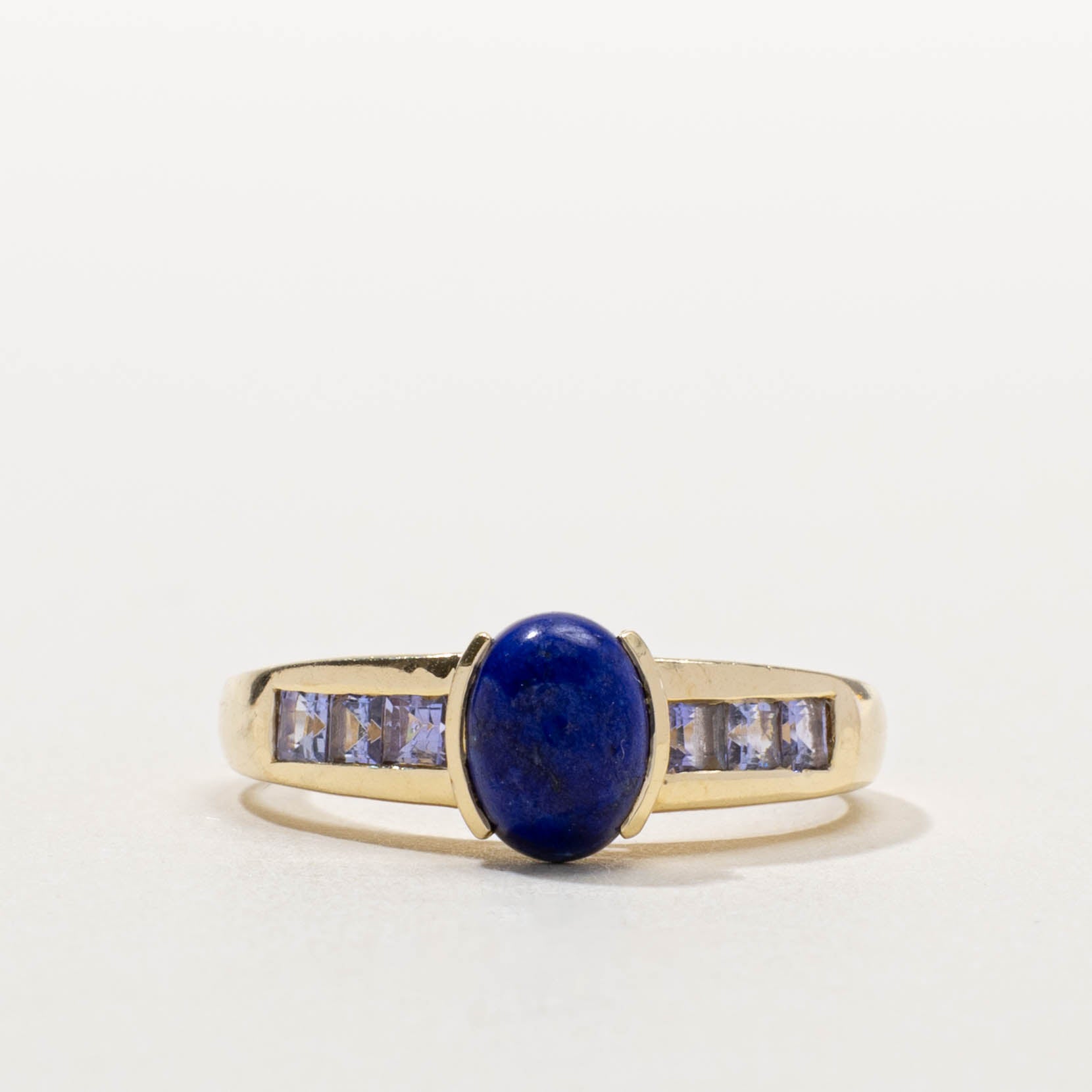 14k Lapis & Tanzanite Accented Ring | 1.90ctw | SZ 9.25