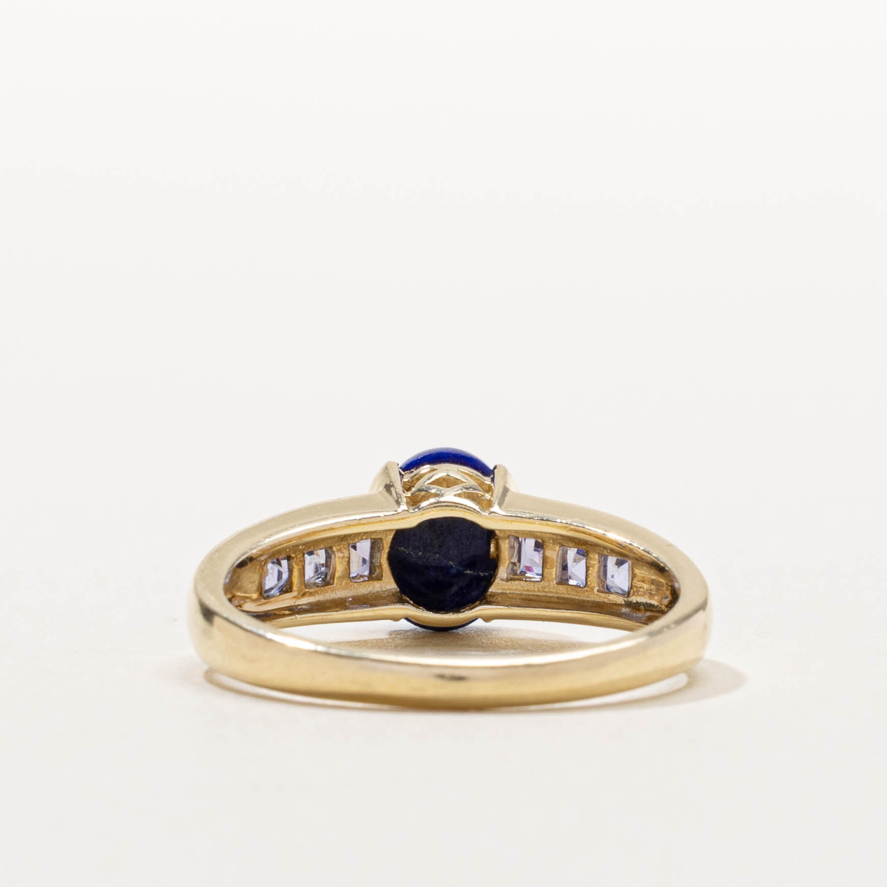 14k Lapis & Tanzanite Accented Ring | 1.90ctw | SZ 9.25