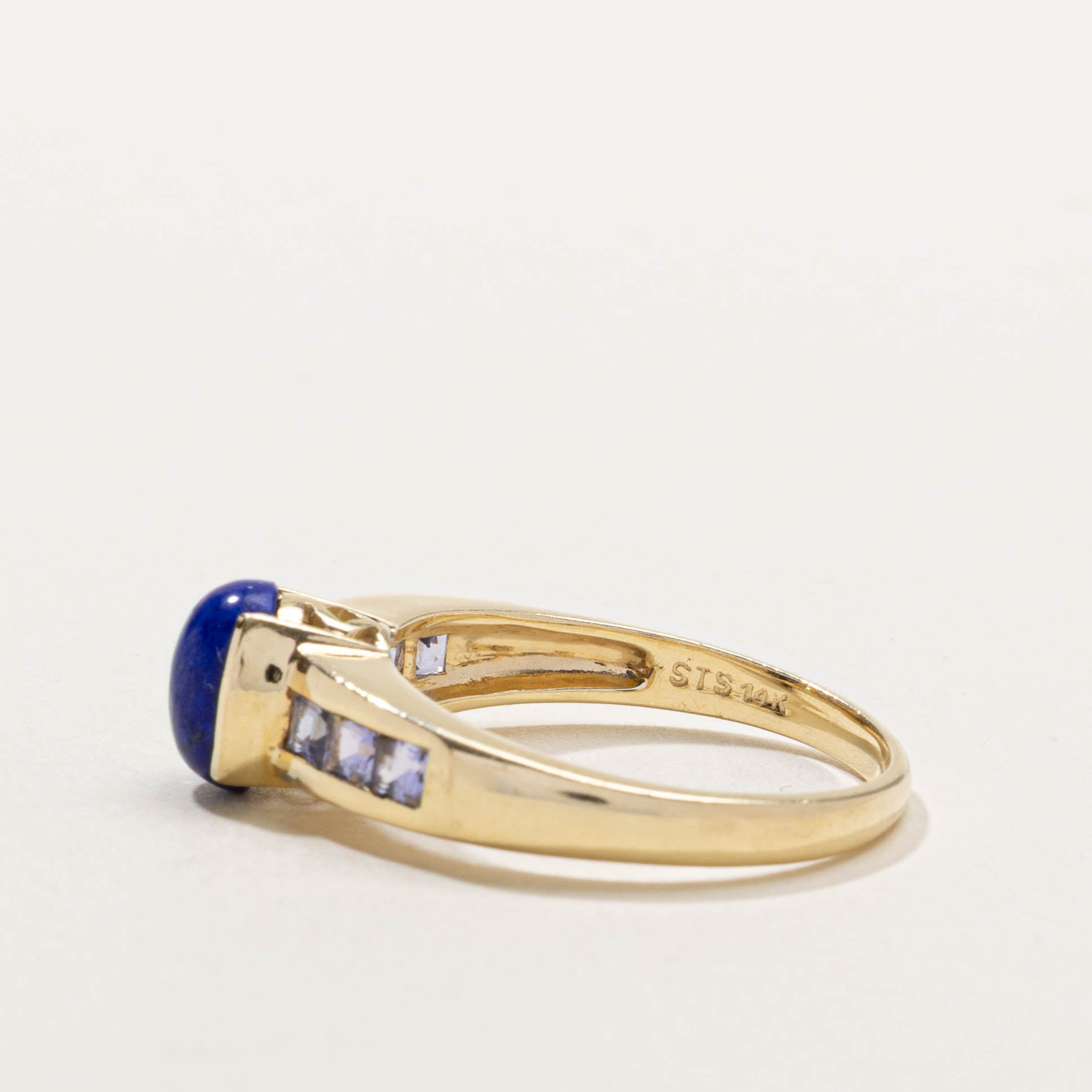 14k Lapis & Tanzanite Accented Ring | 1.90ctw | SZ 9.25