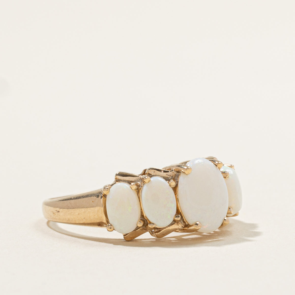 10k Five Stone Opal Ring | 1.75ctw | SZ 9.25