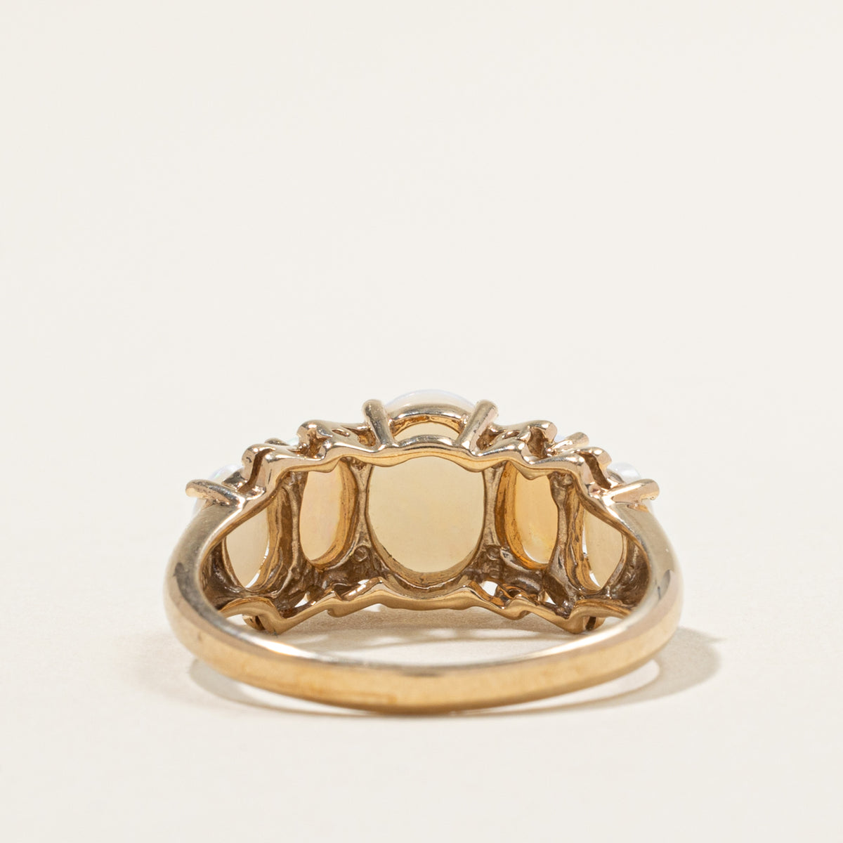 10k Five Stone Opal Ring | 1.75ctw | SZ 9.25
