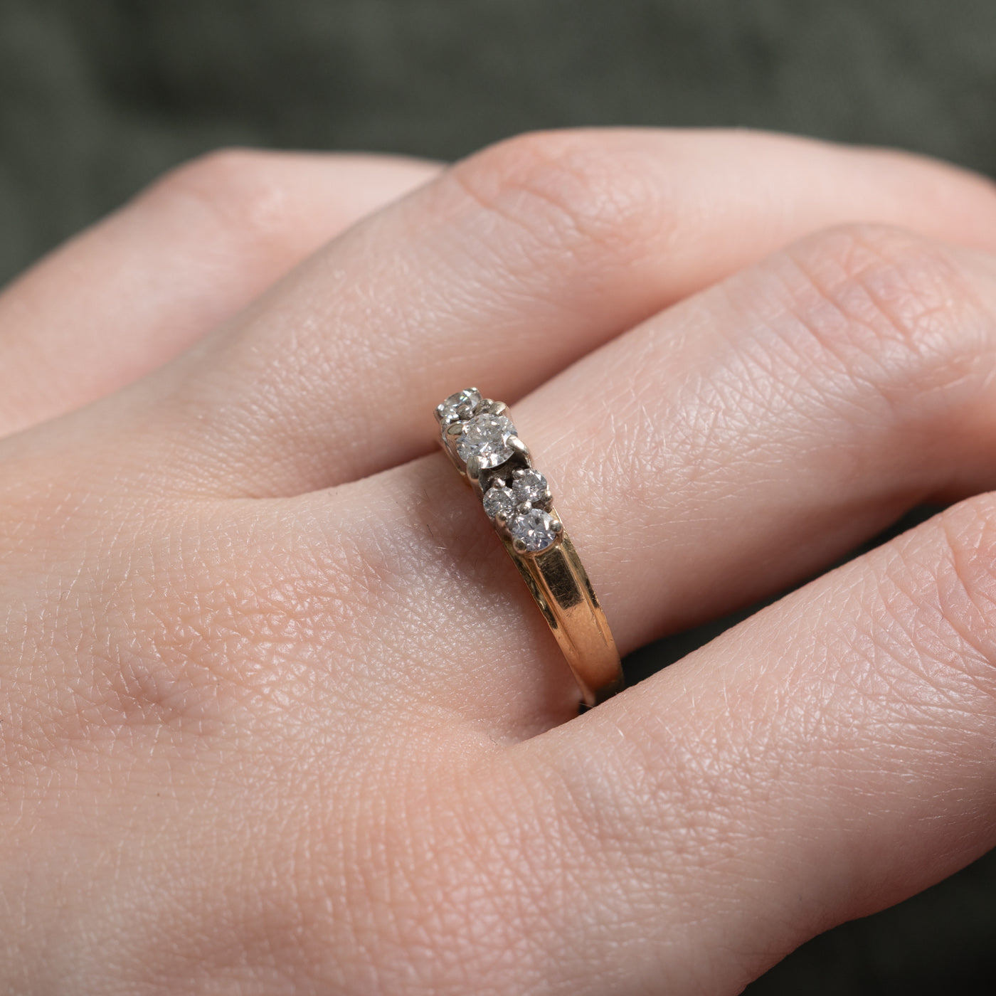 14k Diamond Accented Ring | 0.38ctw | SZ 6.75