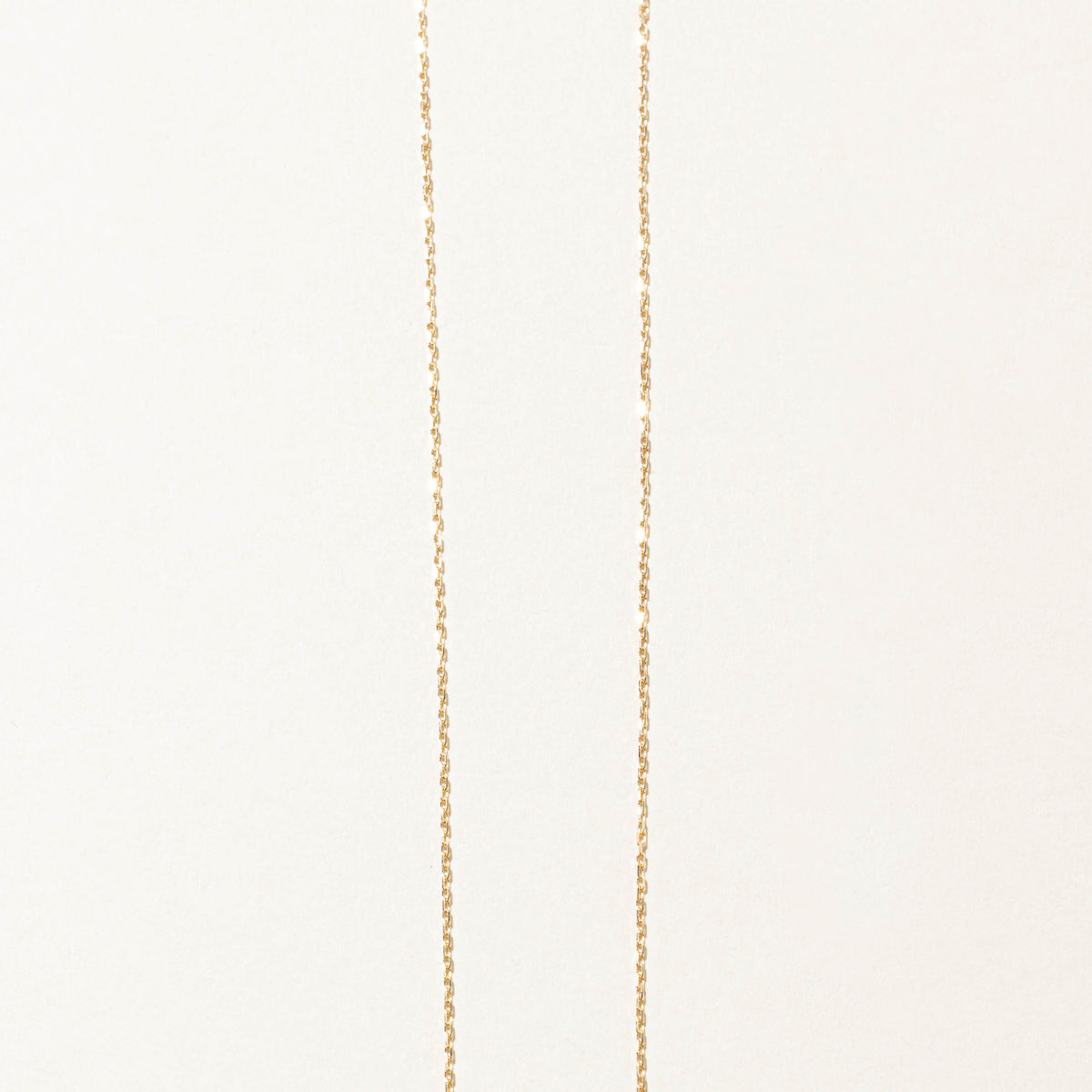 18k Yellow Gold Cable Link Chain | 0.65mm | 18"