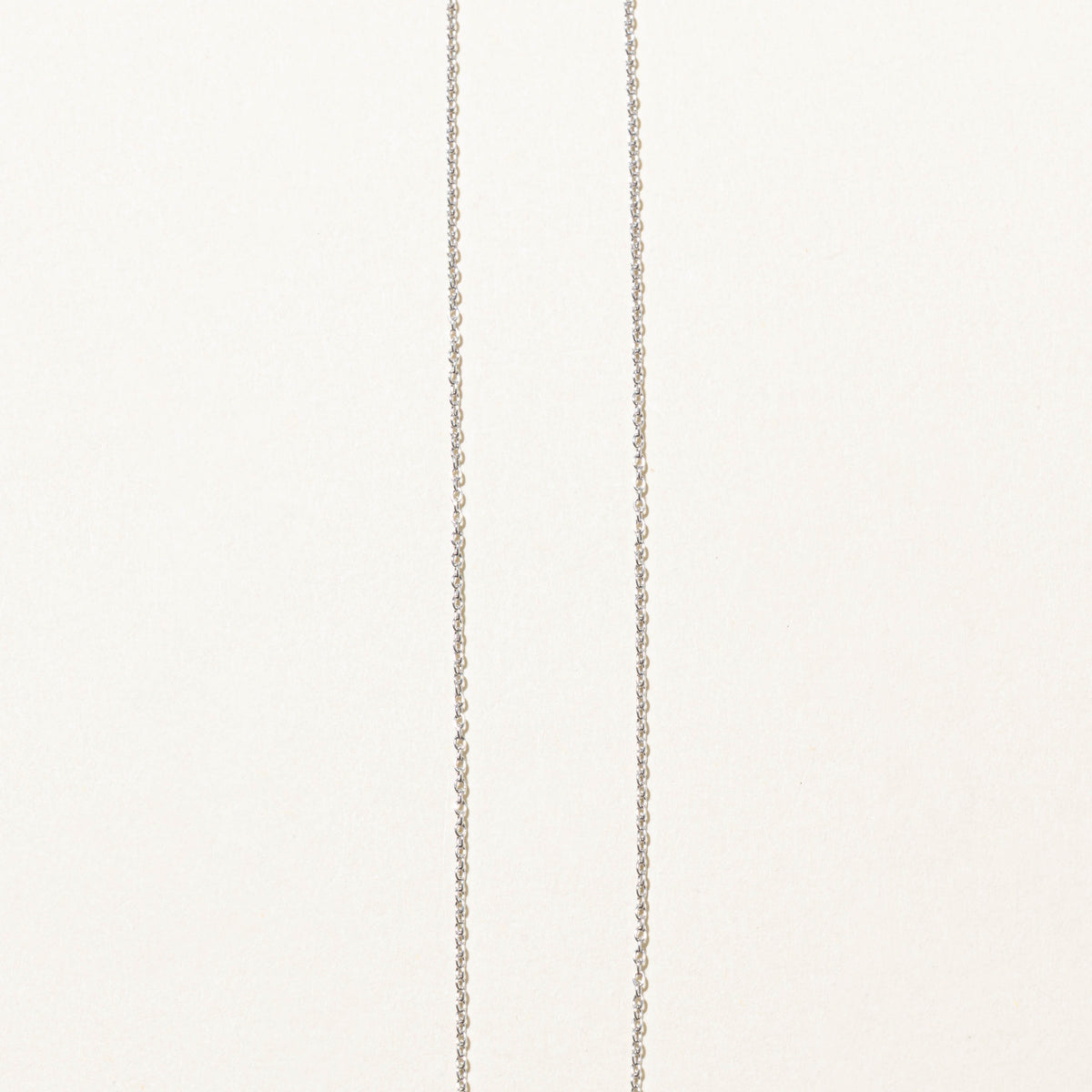 Sterling Silver Cable Link Chain | 0.8mm | 18.5"