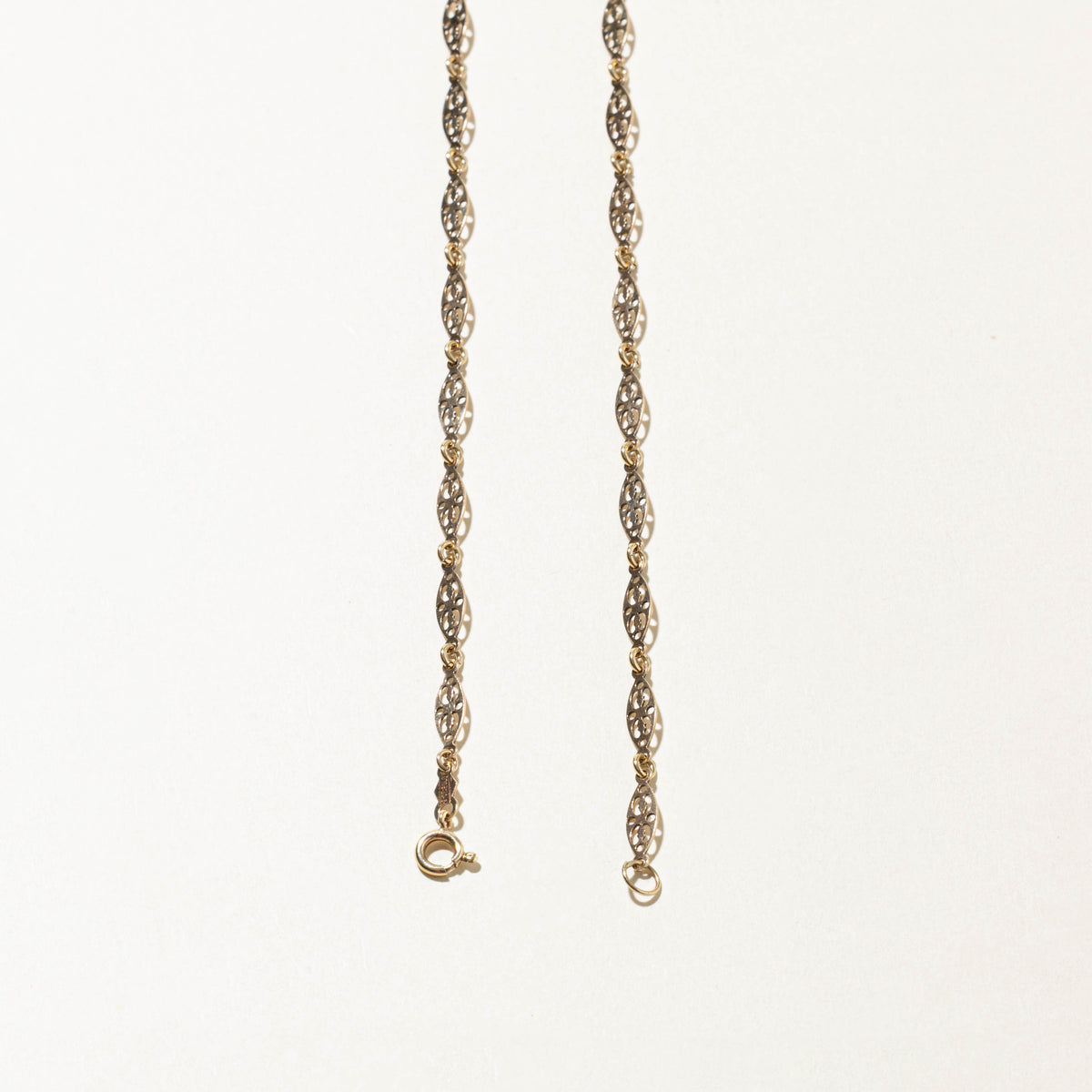 9k Yellow Gold Filigree Chain | 3.80mm | 16"