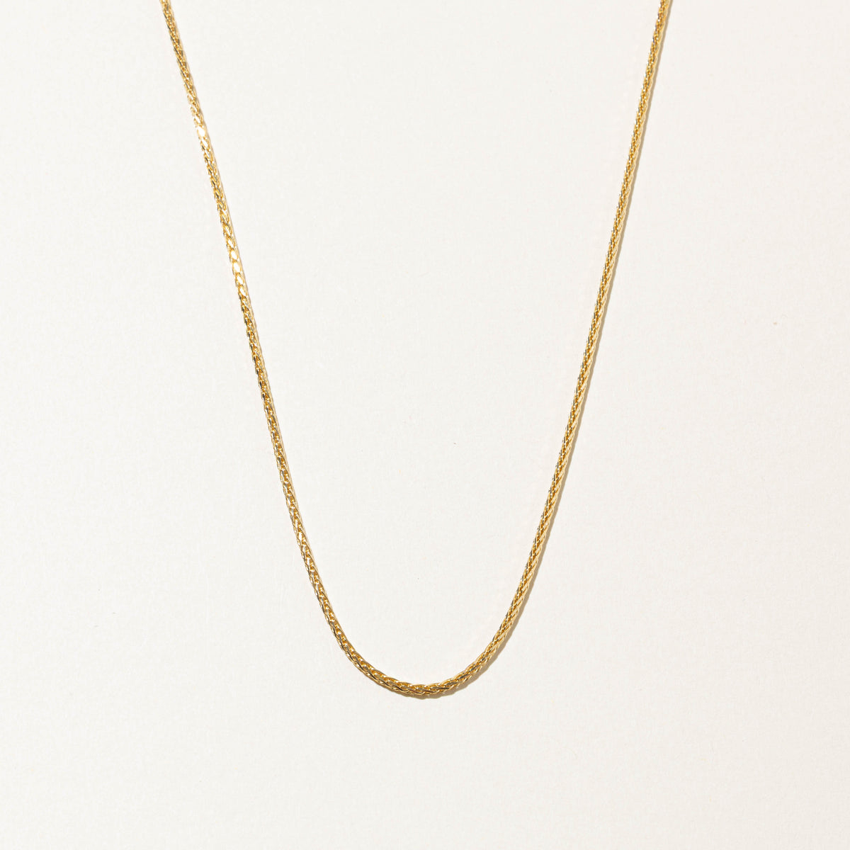 10k Yellow Gold Wheat Chain | 1.60mm | 18"