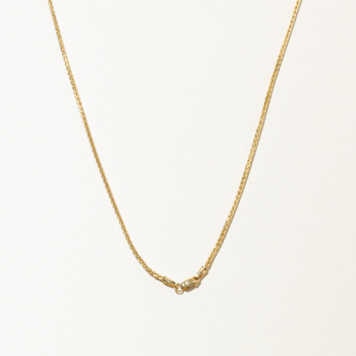 10k Yellow Gold Wheat Chain | 1.60mm | 18"