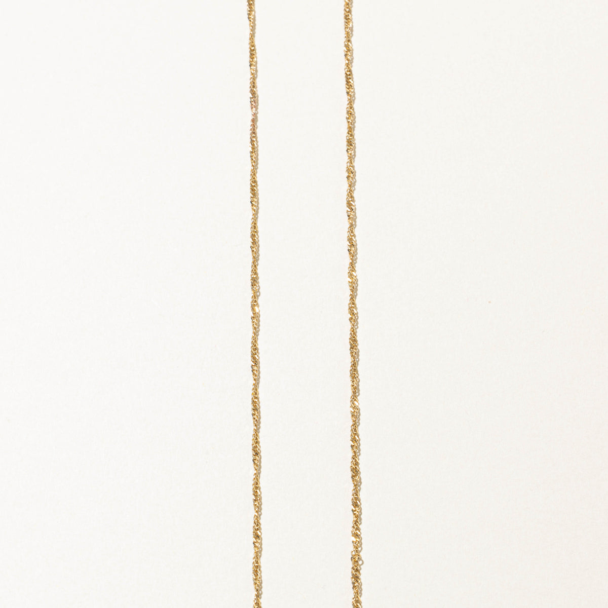 10k Yellow Gold Singapore Chain | 1.95mm | 18"