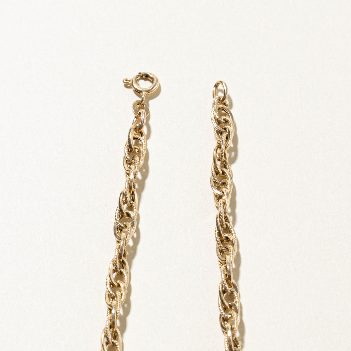 10k Yellow Gold Modified Prince of Wales Chain Bracelet | 4.75mm | 8"