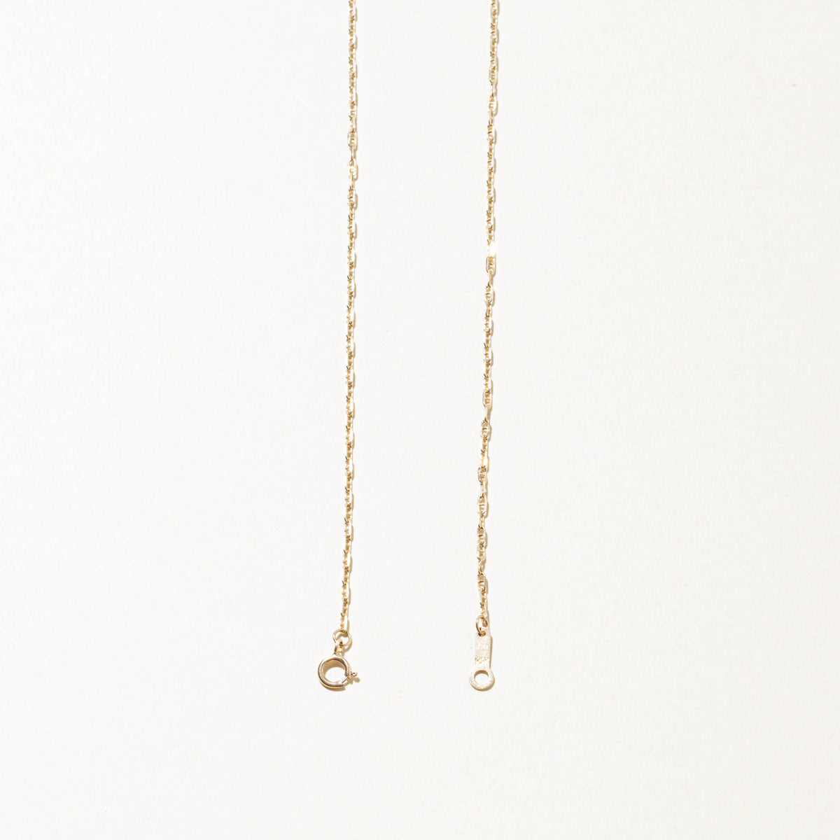 10k Yellow Gold Thin Anchor Chain | 1.45mm | 18.5"