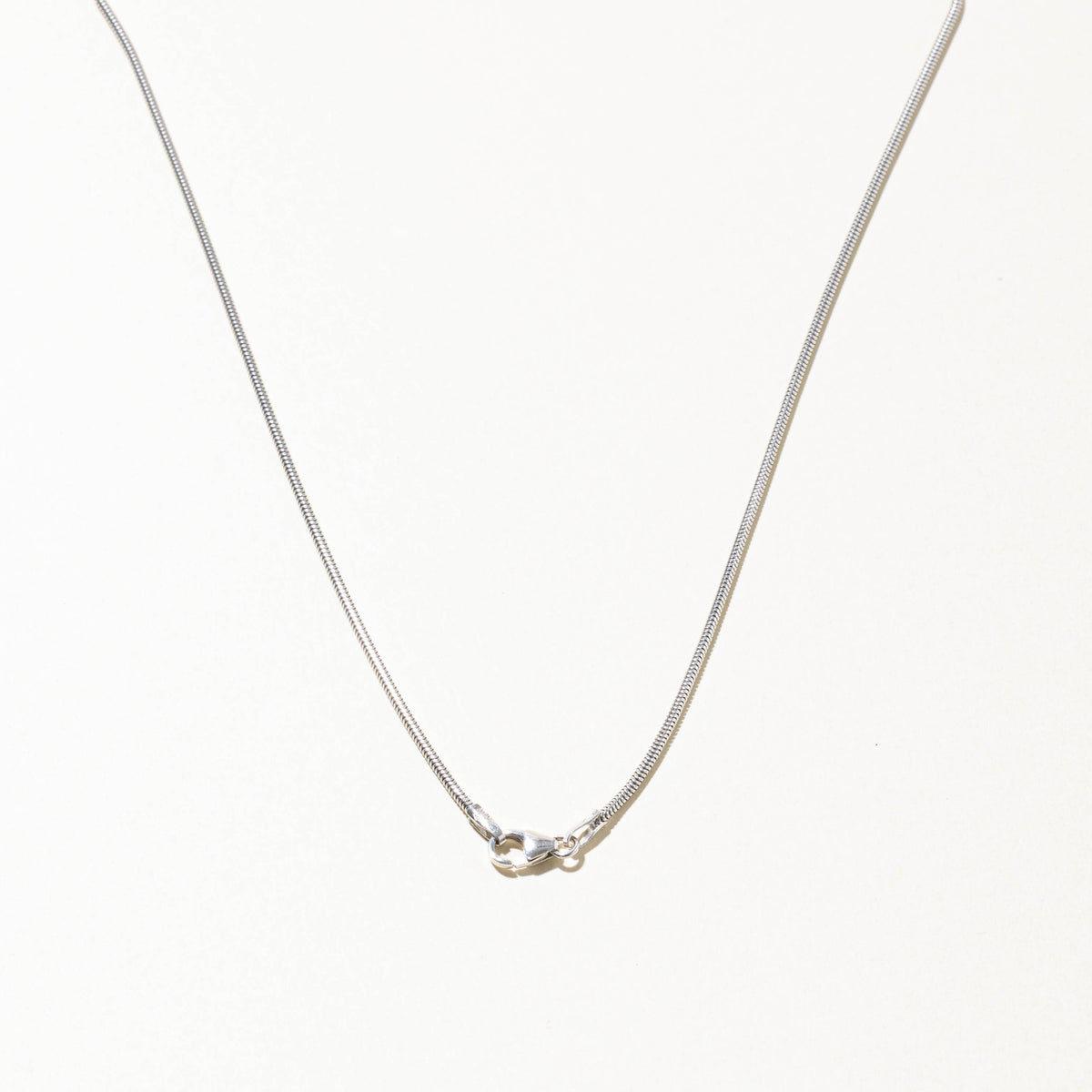 14k White Gold Snake Chain | 1.4mm | 15"