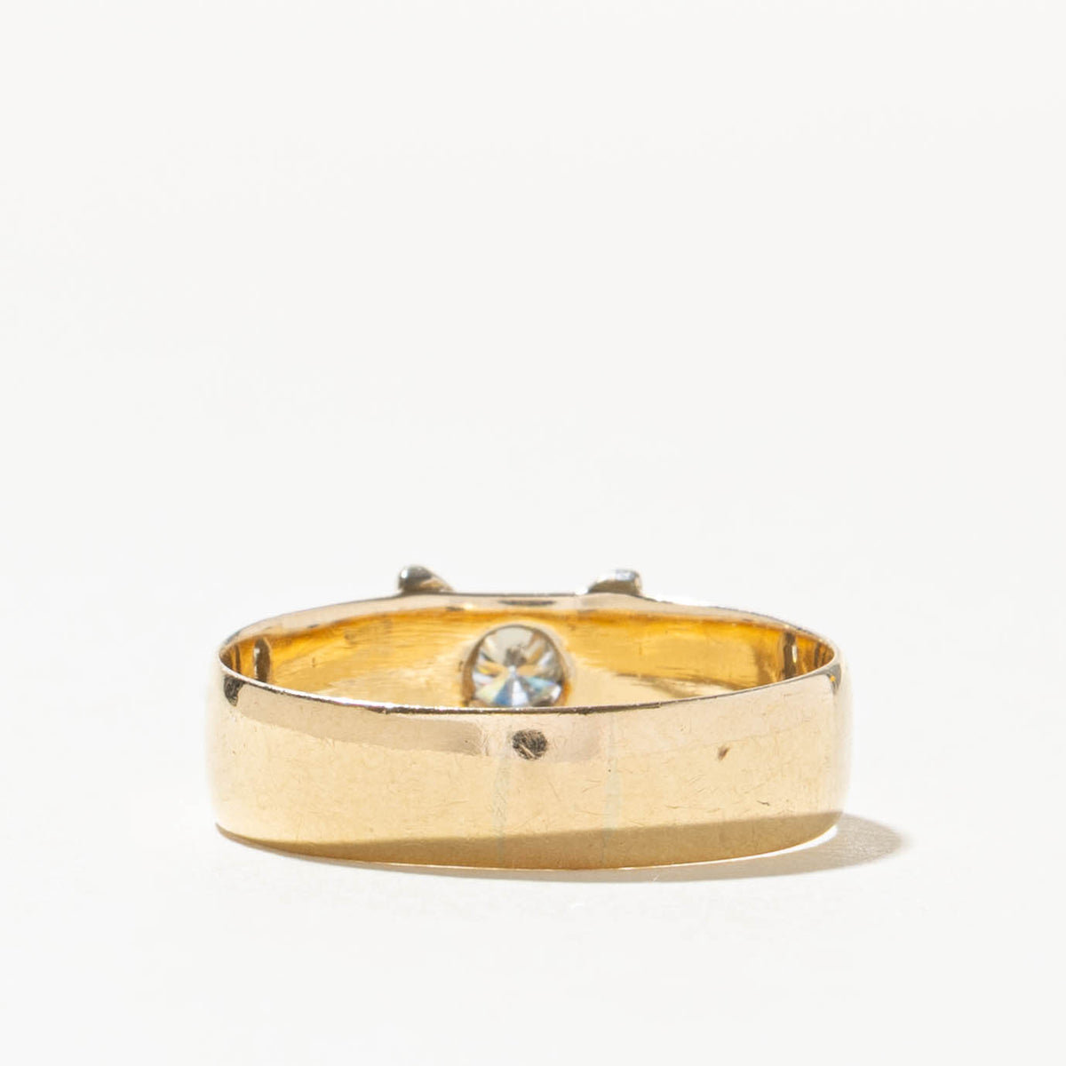 14k Diamond Petal Accented Ring | 0.14ctw | SZ 8