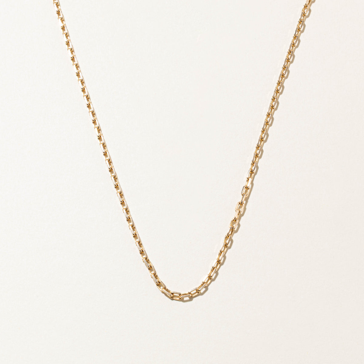 14k Yellow Gold Paperclip Chain | 3mm | 22"