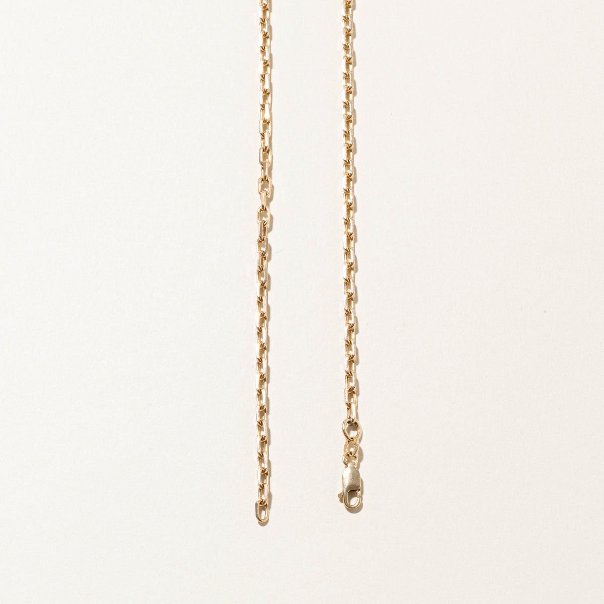 14k Yellow Gold Paperclip Chain | 3mm | 22"