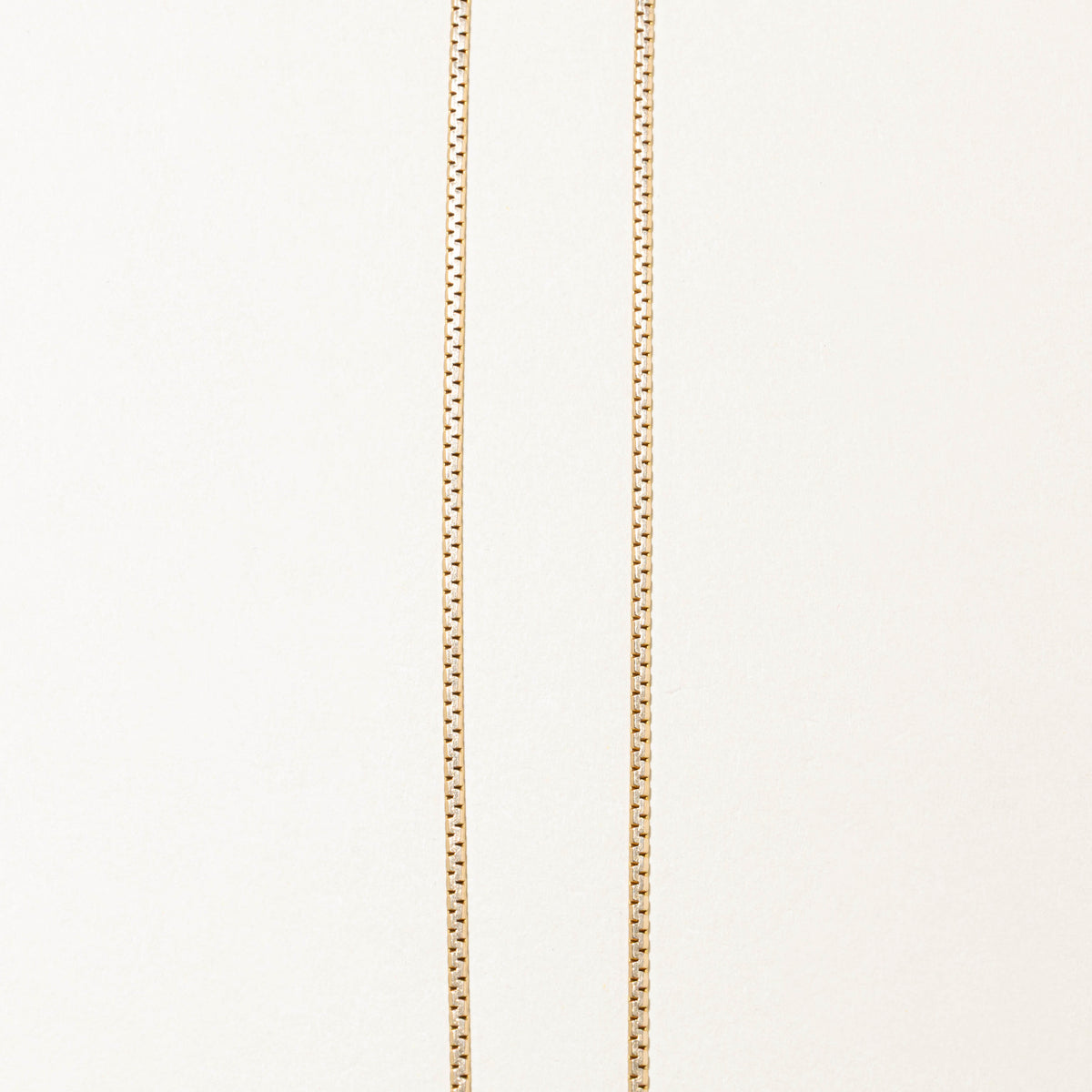 14k Yellow Gold Modified Box Link Chain | 2.15mm | 20"