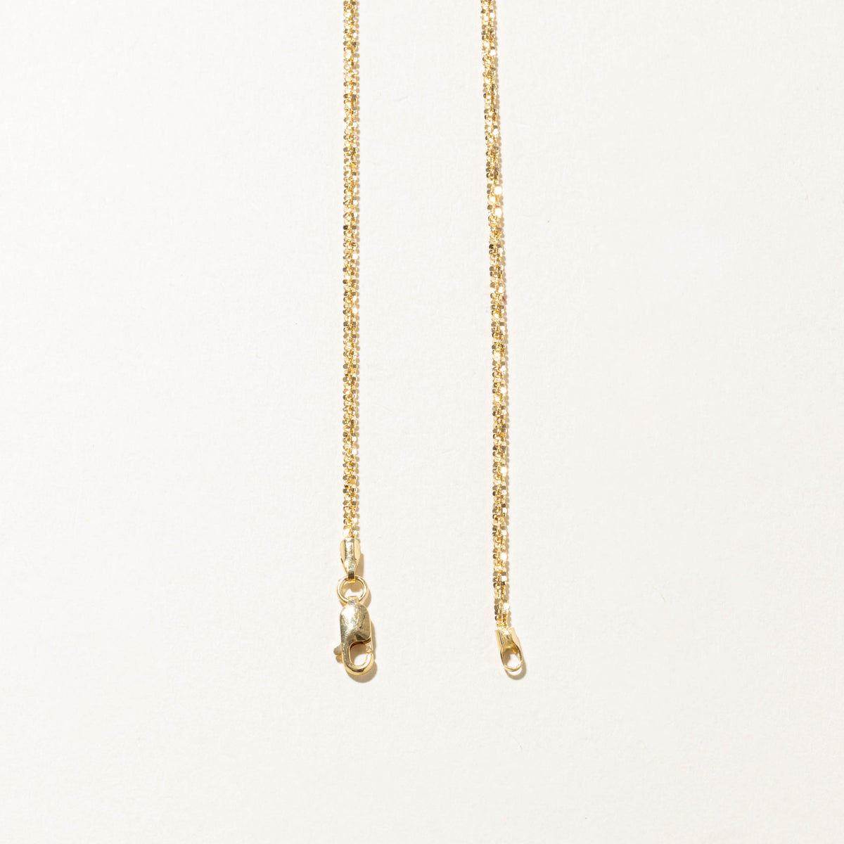 Italian Yellow Gold Margarita Chain | 1.8mm | 17.5"