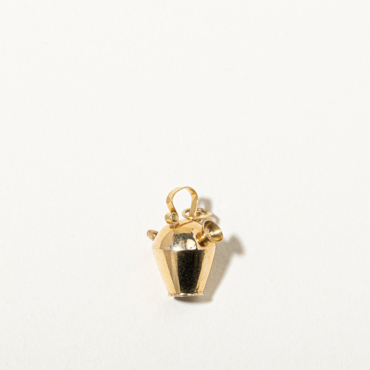 18k Yellow Gold Cocktail Shaker Charm