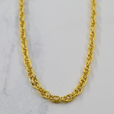 14k Yellow Gold Prince of Wales Chain | 24