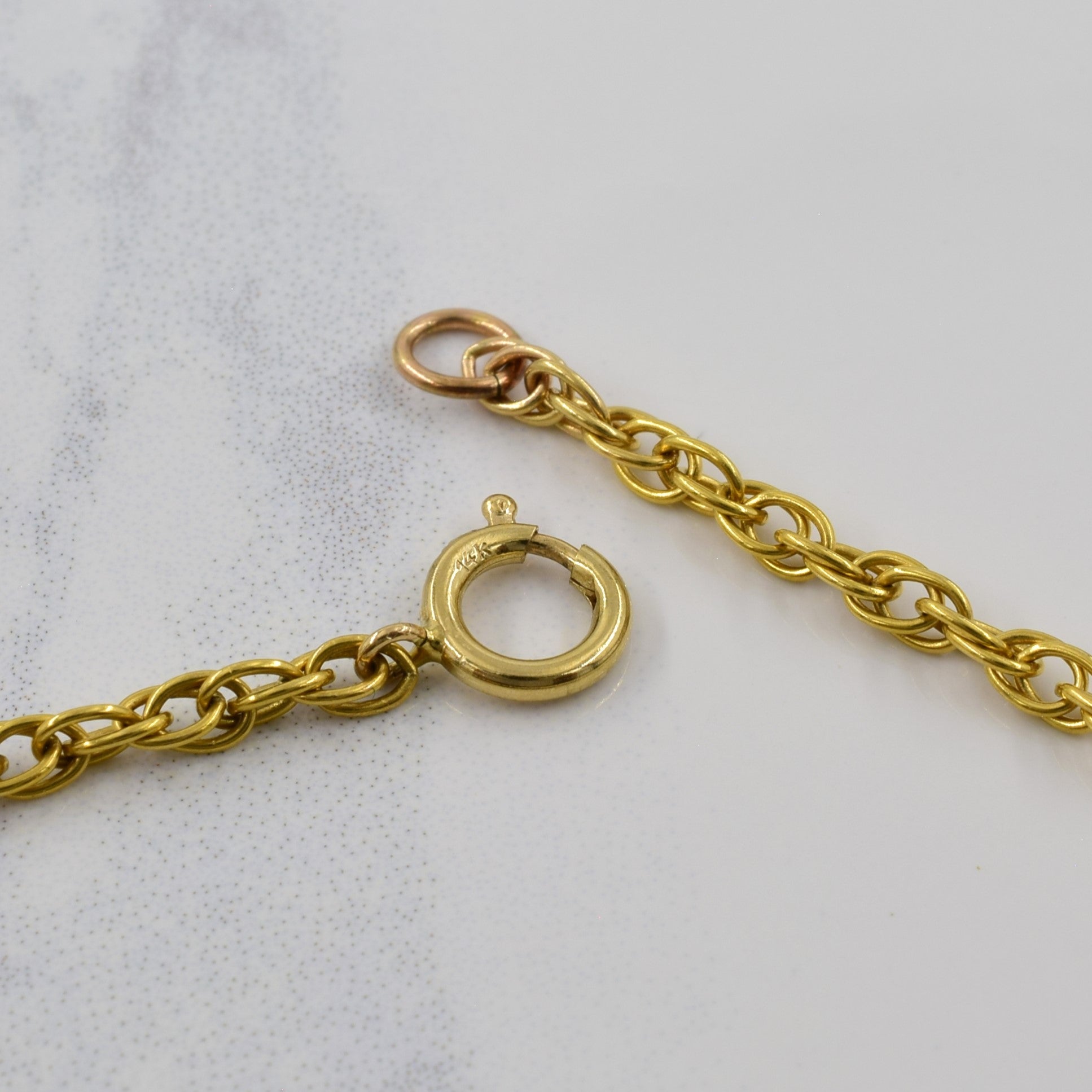 14k Yellow Gold Prince of Wales Chain | 24
