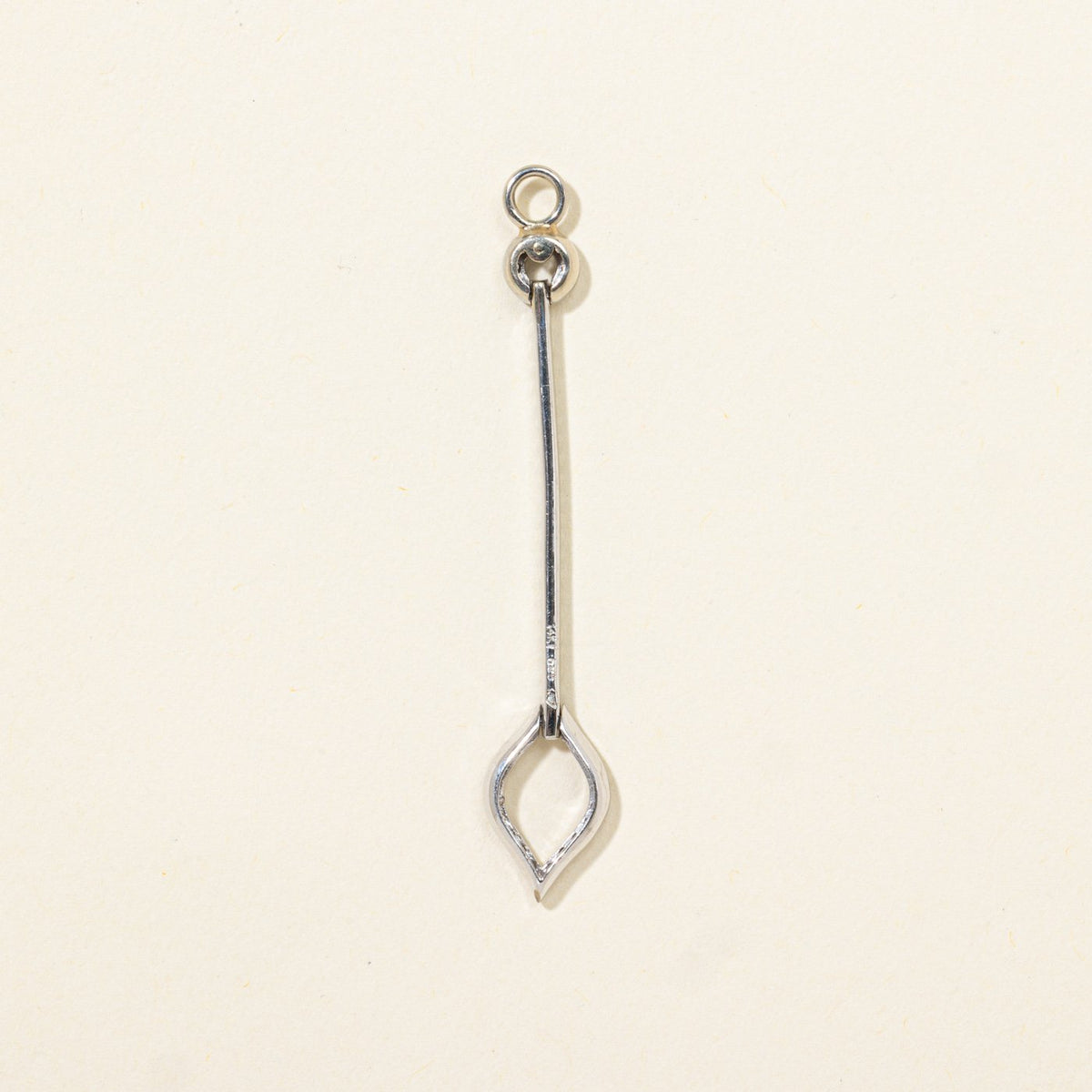 14k Diamond Open Marquise Geometric Pendant | 0.25ctw