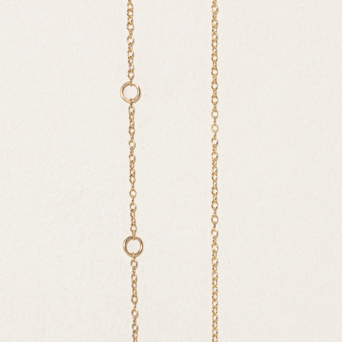 14k Yellow Gold Cable Link Chain | 1.15mm | 18"