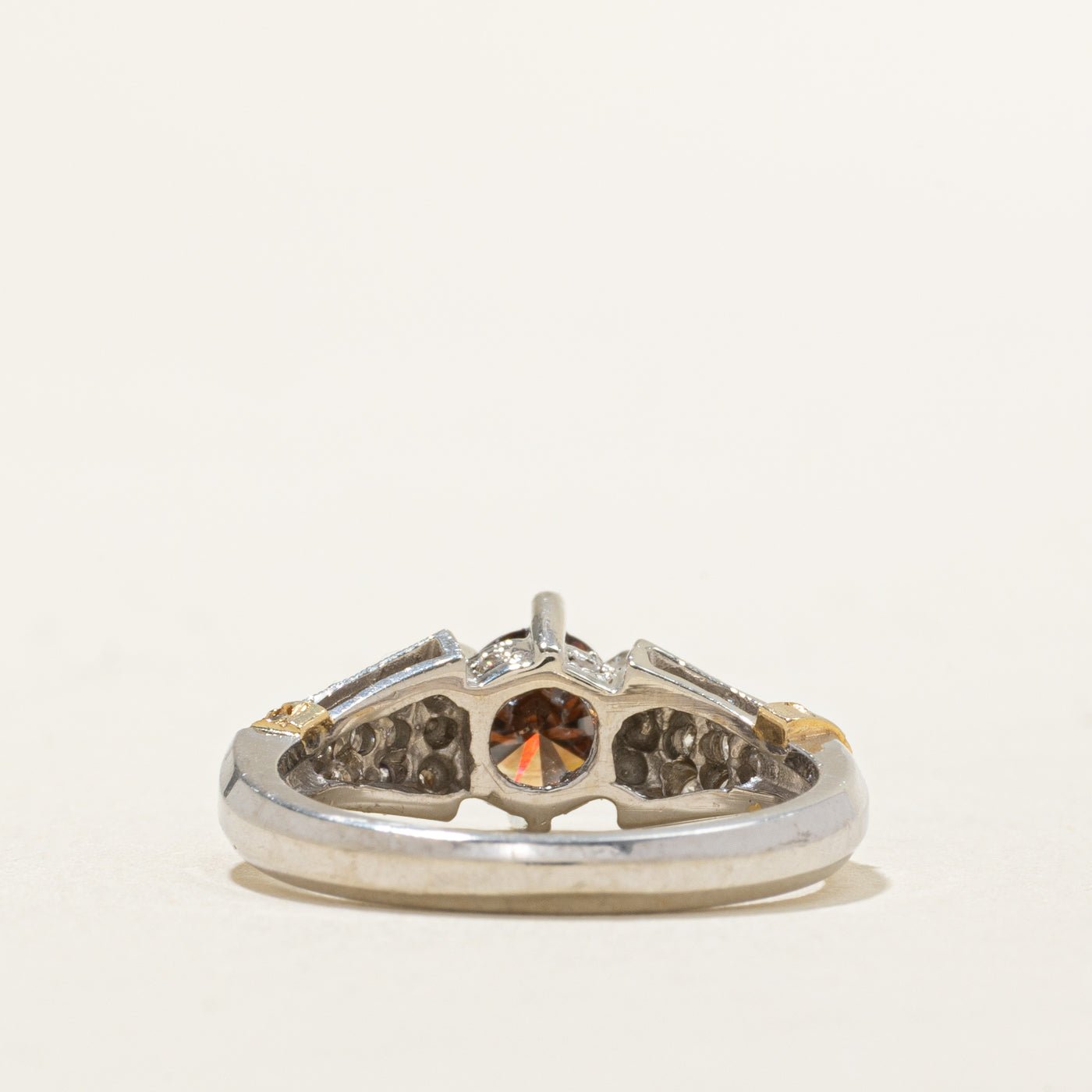 Cognac Diamond Engagement Ring | 1.00ctw | SZ 6.25 |