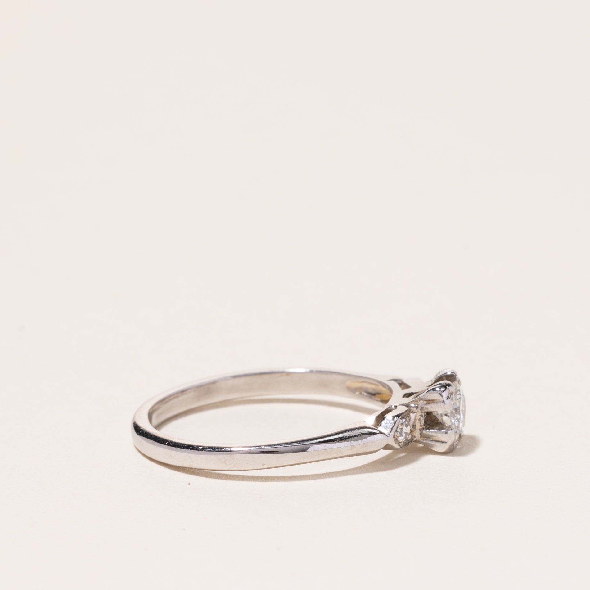 18k White Gold Diamond Ring | 0.32ctw | SZ 7.5