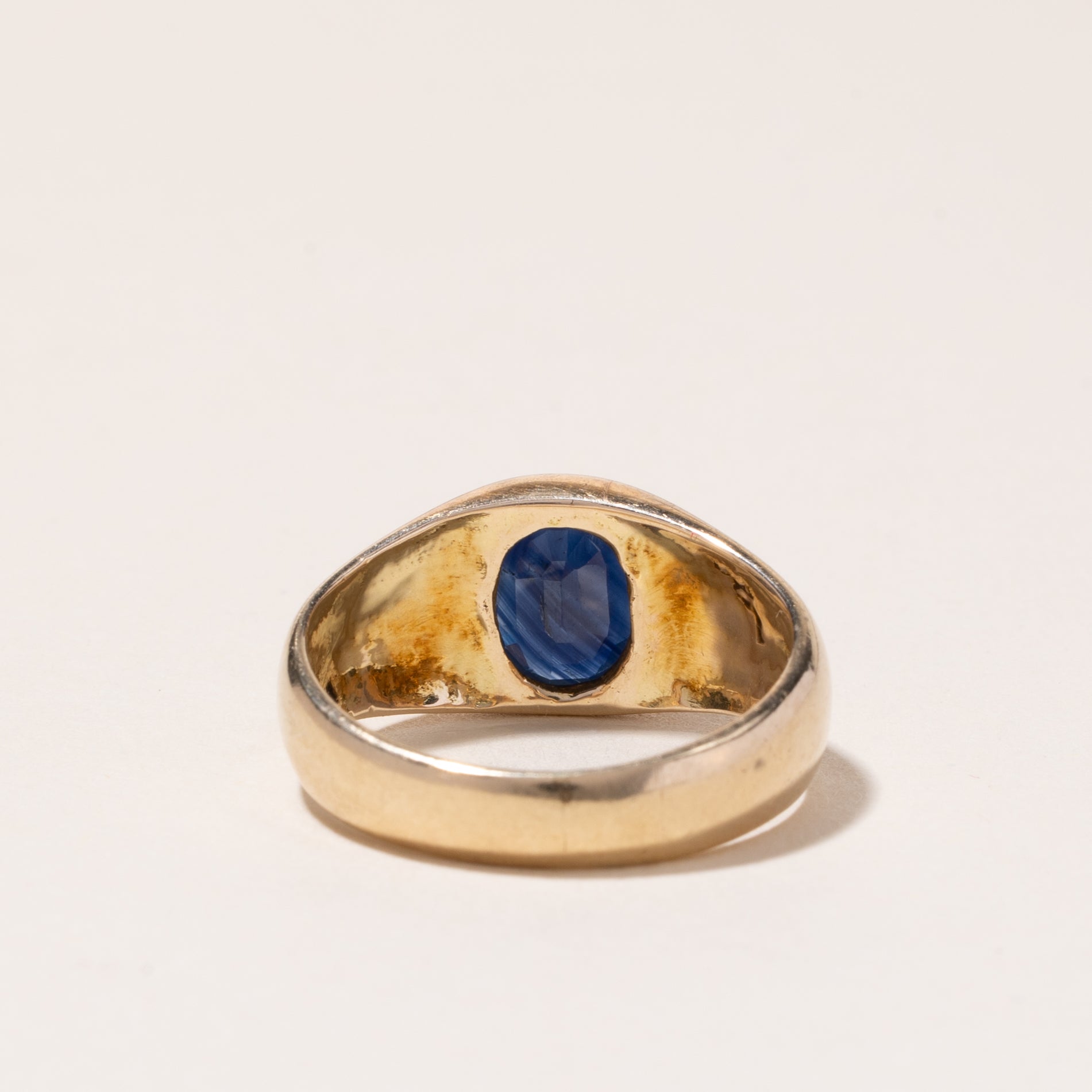 14k Yellow Gold Sapphire Ring | 1.58ct | SZ 7