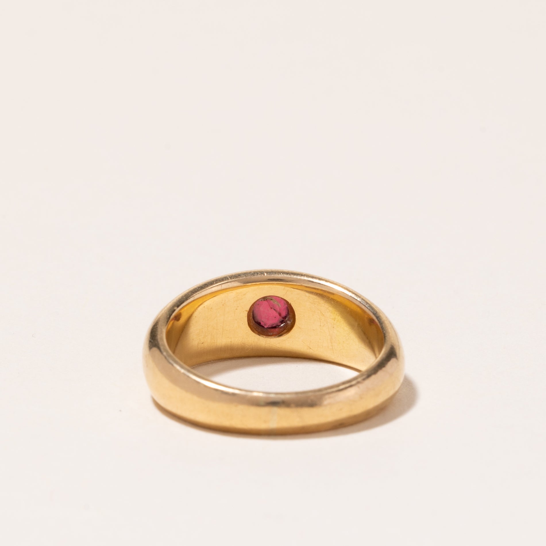 18k Yellow Gold Ruby Ring | 0.26ct | SZ 6