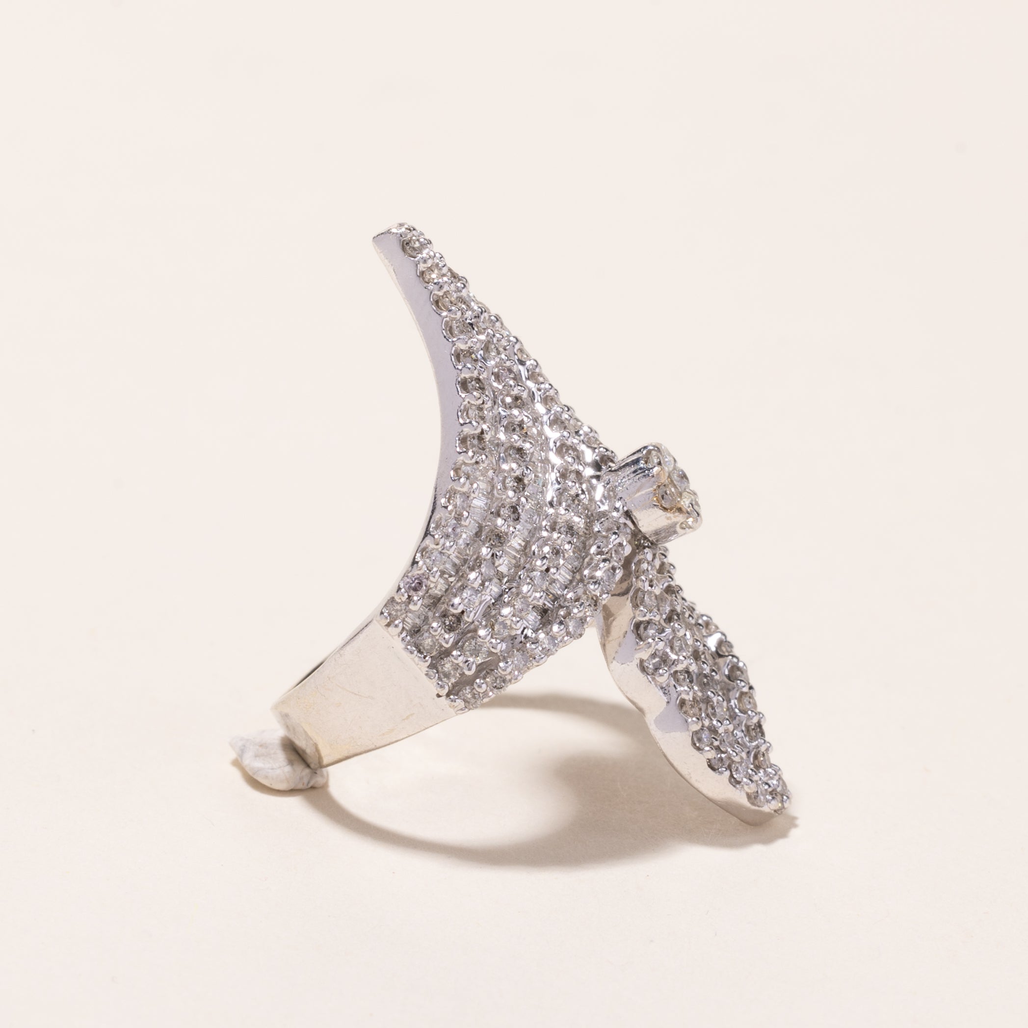 14k White Gold Diamond Ring | 1.98ctw | SZ 7.5