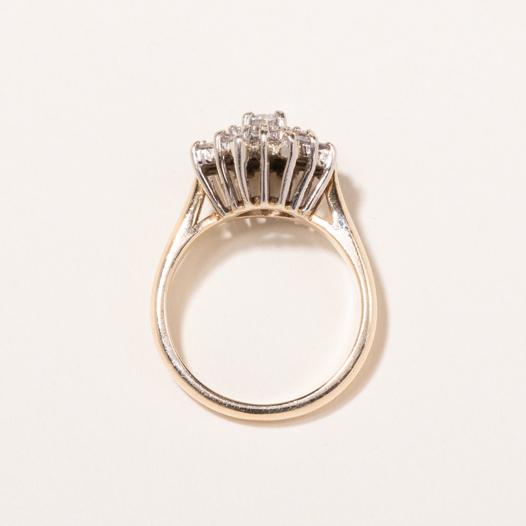 14k Yellow Gold Diamond Ring | 0.65ctw | SZ 6.5
