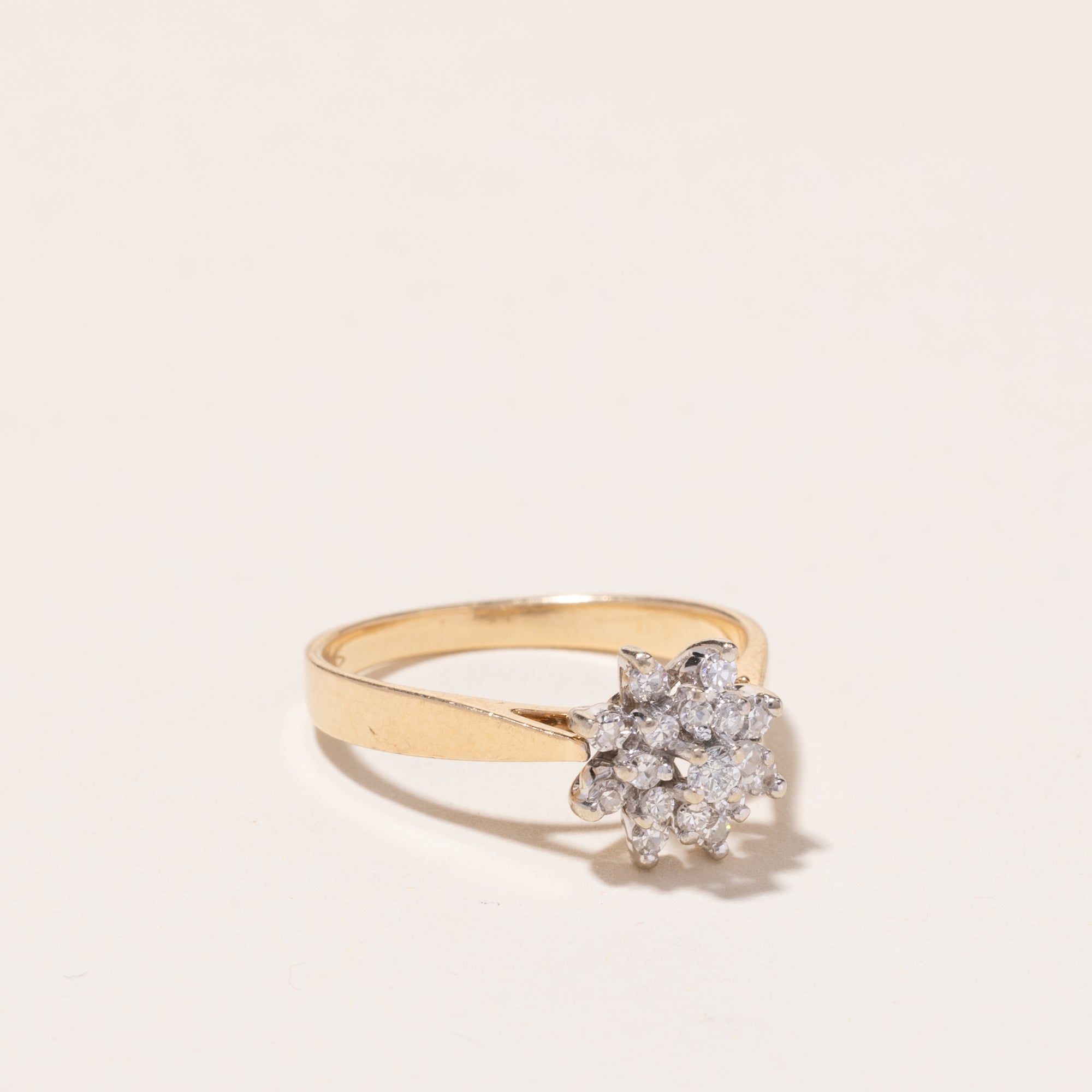 14k Yellow Gold Diamond Ring | 0.33ctw | SZ 7.5