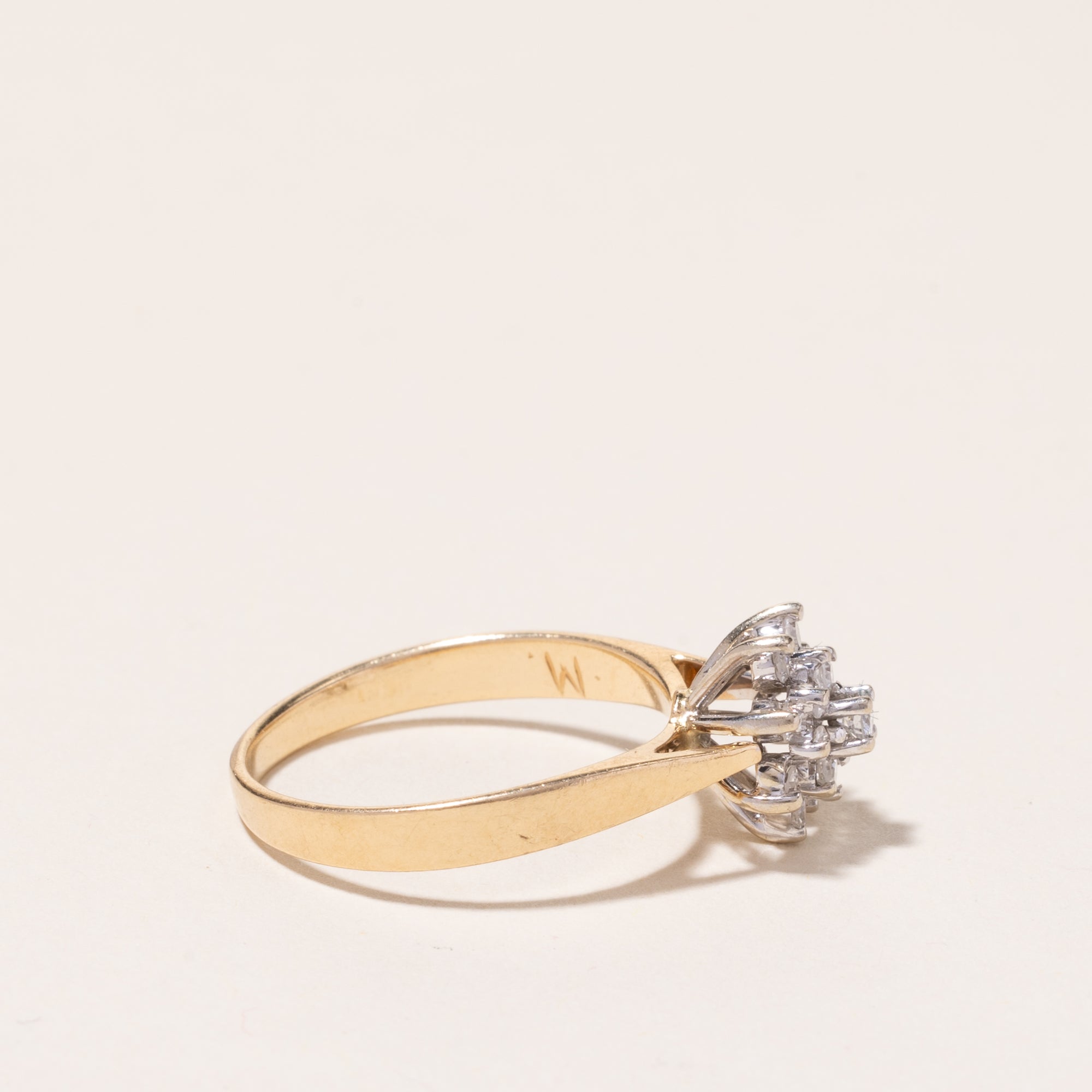 14k Yellow Gold Diamond Ring | 0.33ctw | SZ 7.5