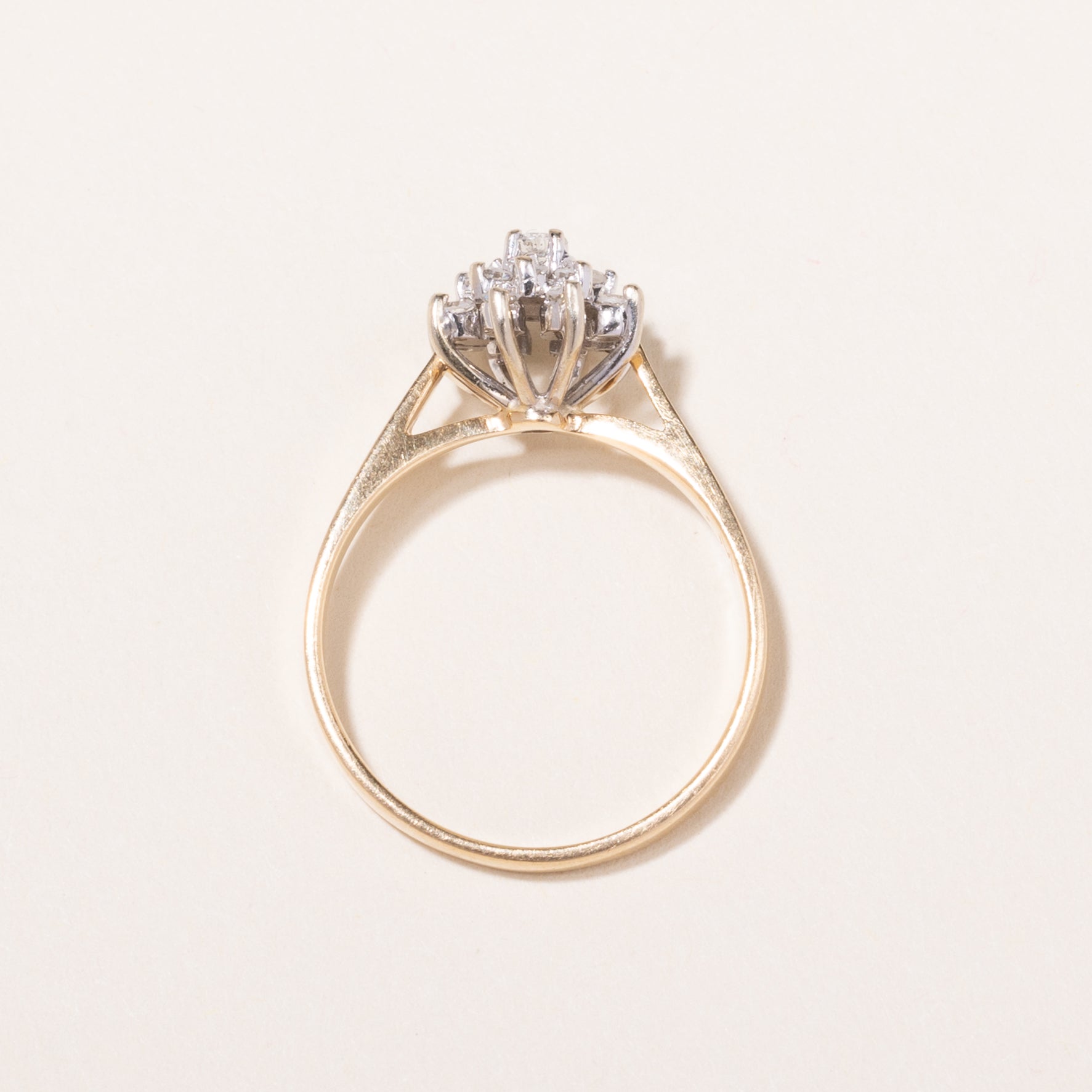 14k Yellow Gold Diamond Ring | 0.33ctw | SZ 7.5