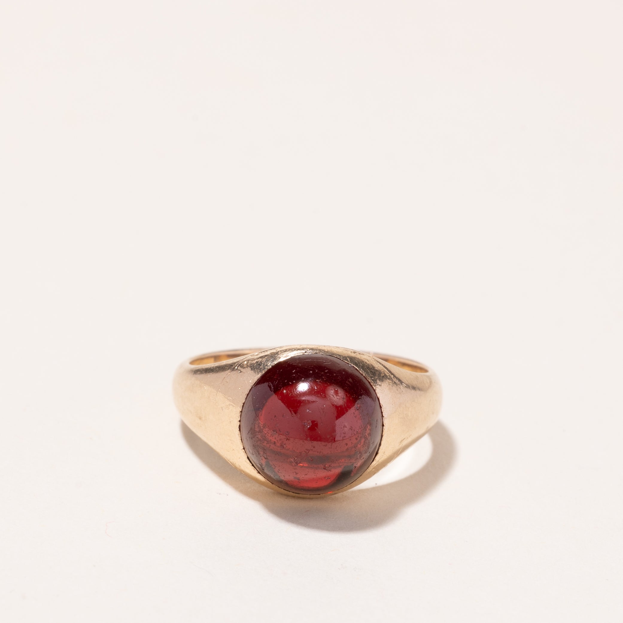 Birks' 14k Yellow Gold Garnet Ring | 6.15ct | SZ 10