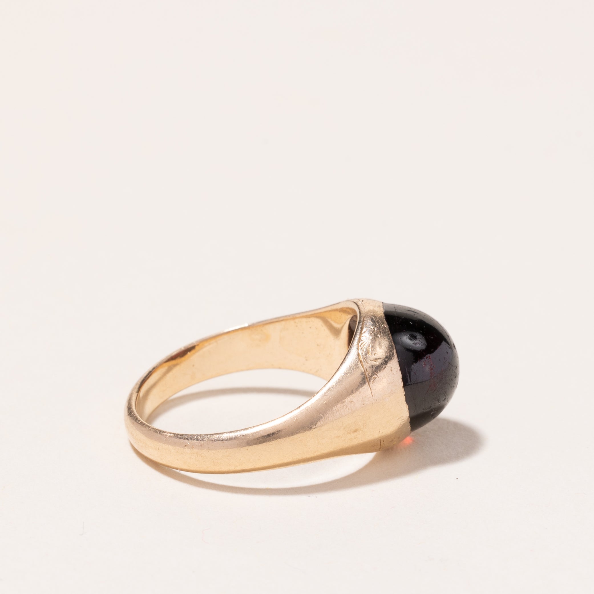 Birks' 14k Yellow Gold Garnet Ring | 6.15ct | SZ 10