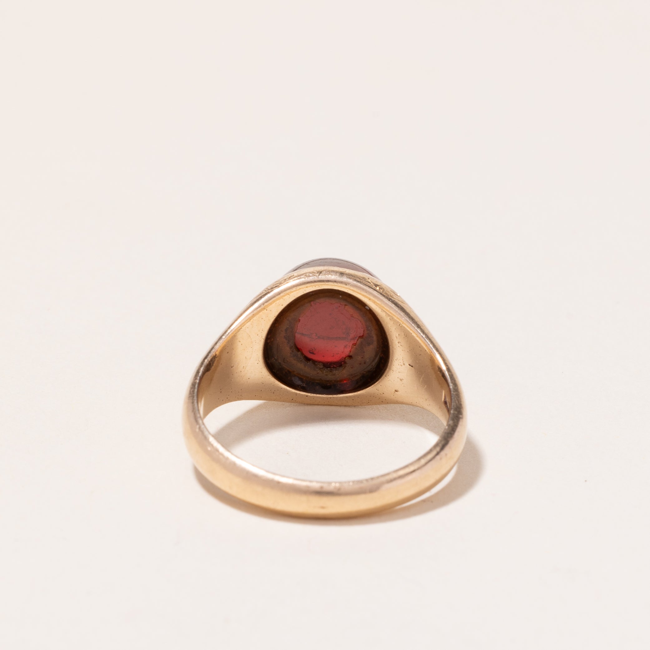 Birks' 14k Yellow Gold Garnet Ring | 6.15ct | SZ 10