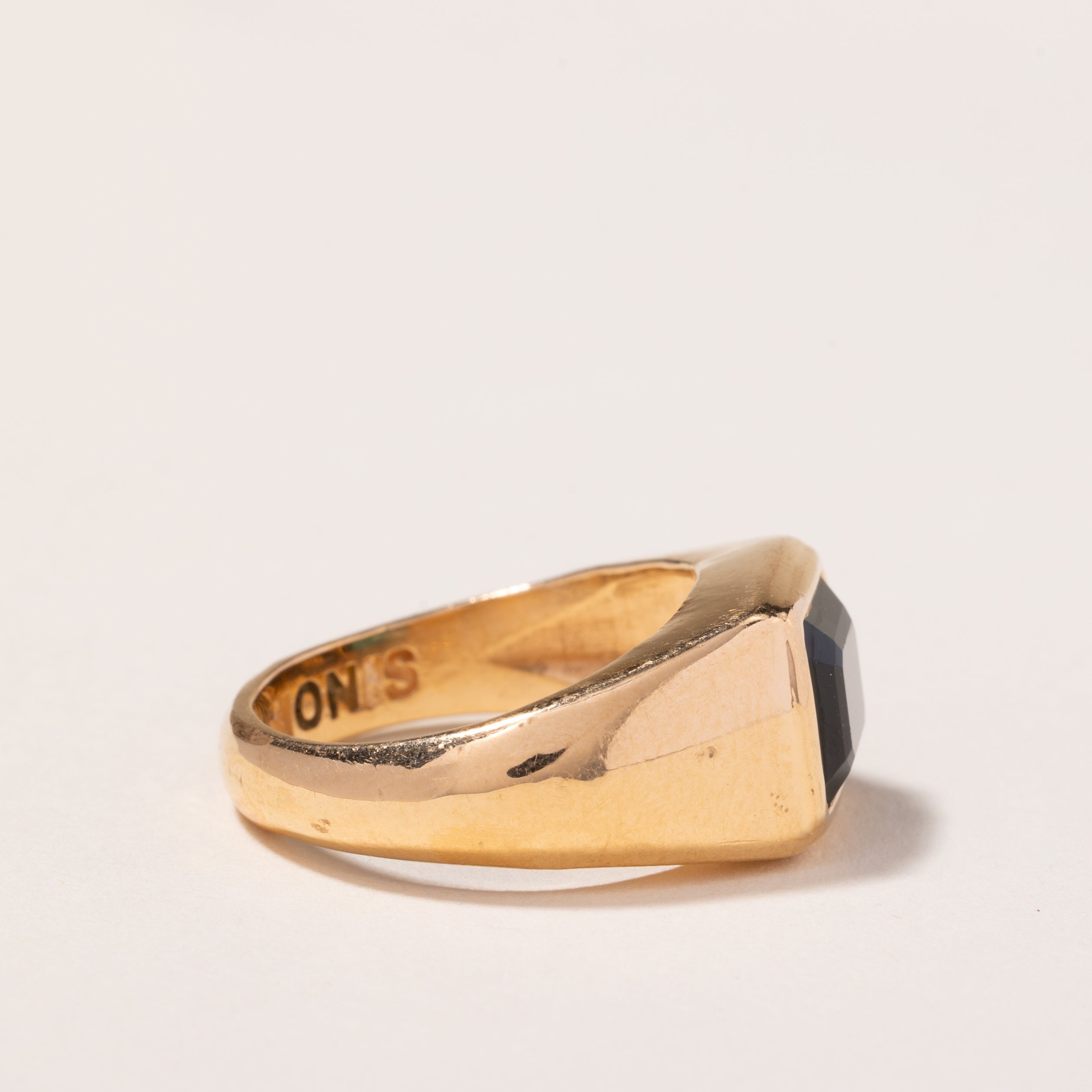 Bague en or jaune 22 carats et tourmaline verte | 4,24 ct | Taille 8,25 