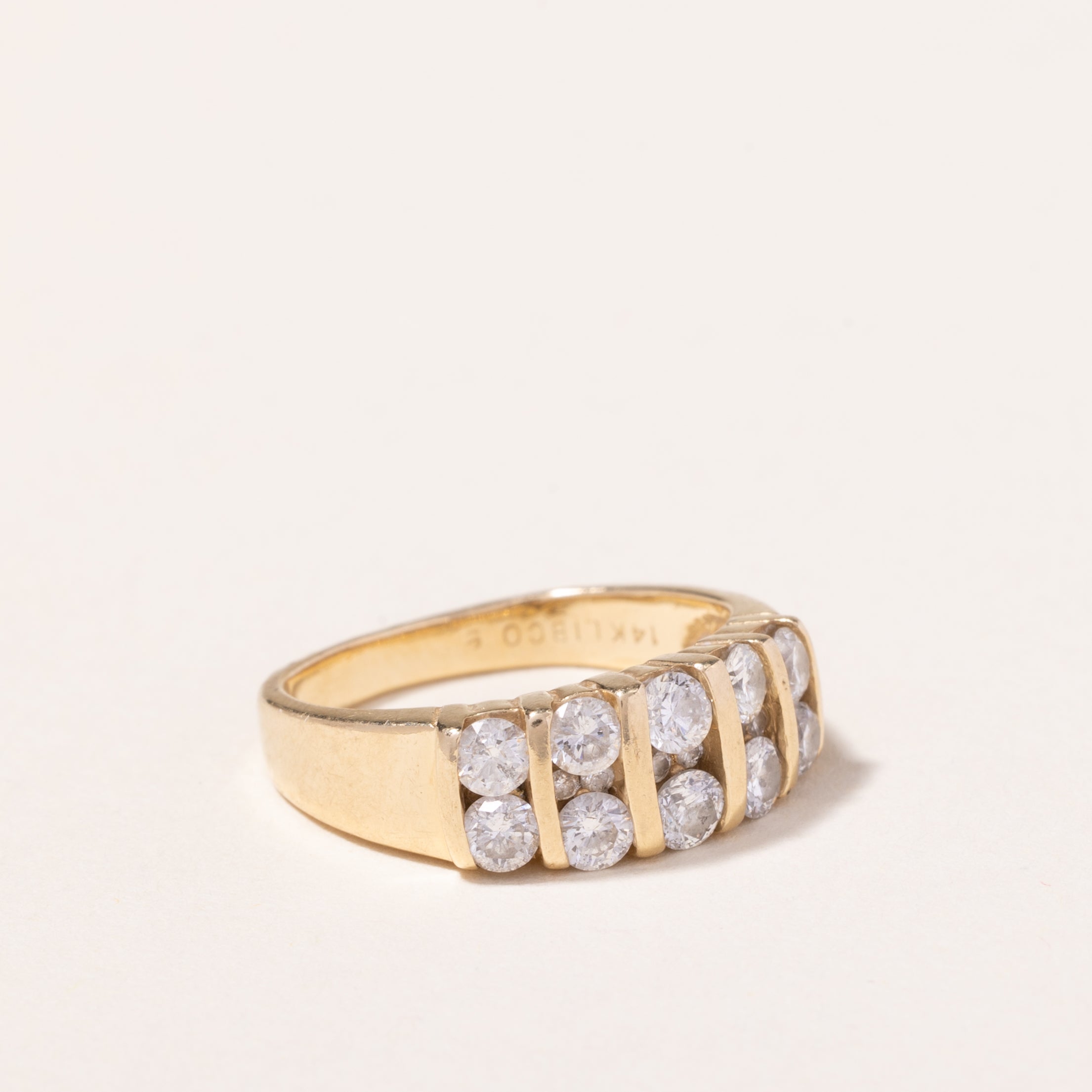 14k Yellow Gold Diamond Ring | 1.01ctw | SZ 5.5