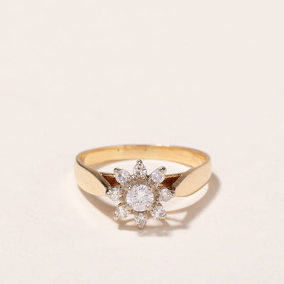 14k Yellow Gold Diamond Ring | 0.31ctw | SZ 6