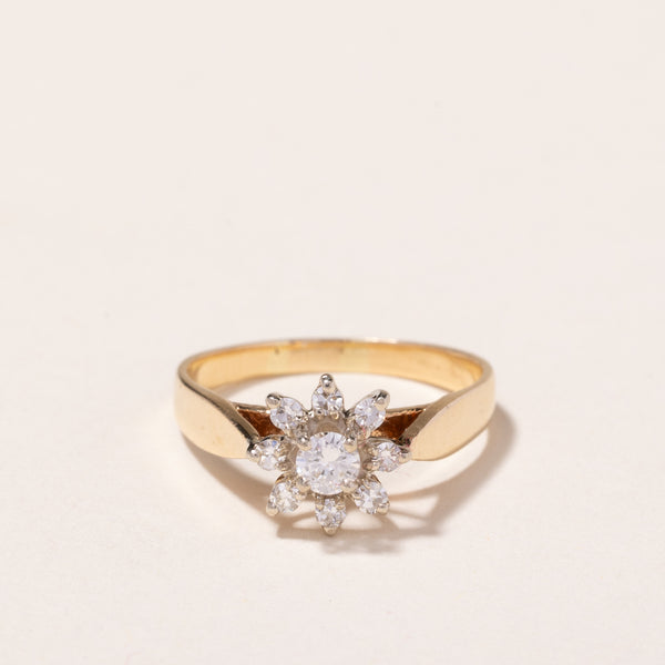 14k Yellow Gold Diamond Ring | 0.31ctw | SZ 6