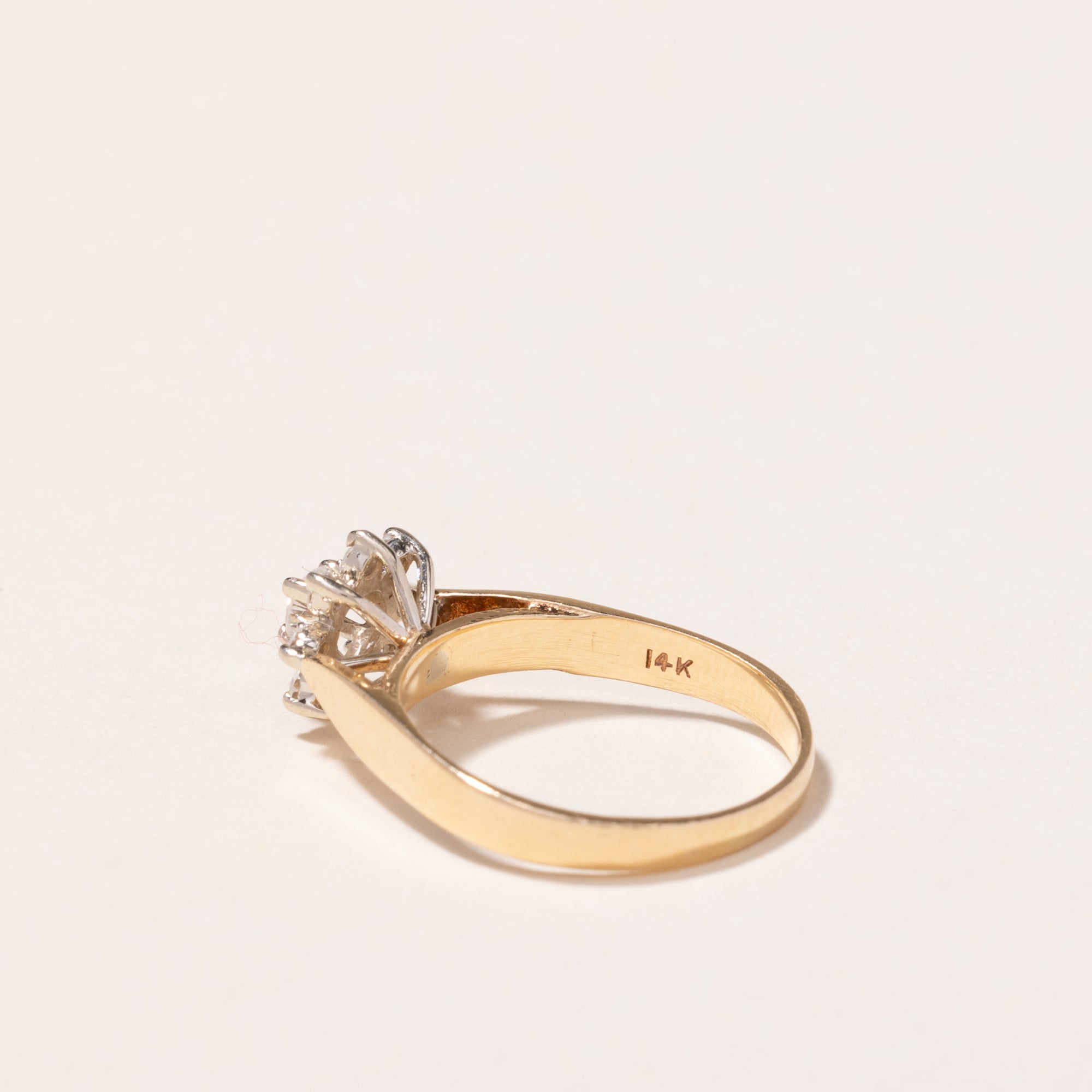 14k Yellow Gold Diamond Ring | 0.31ctw | SZ 6