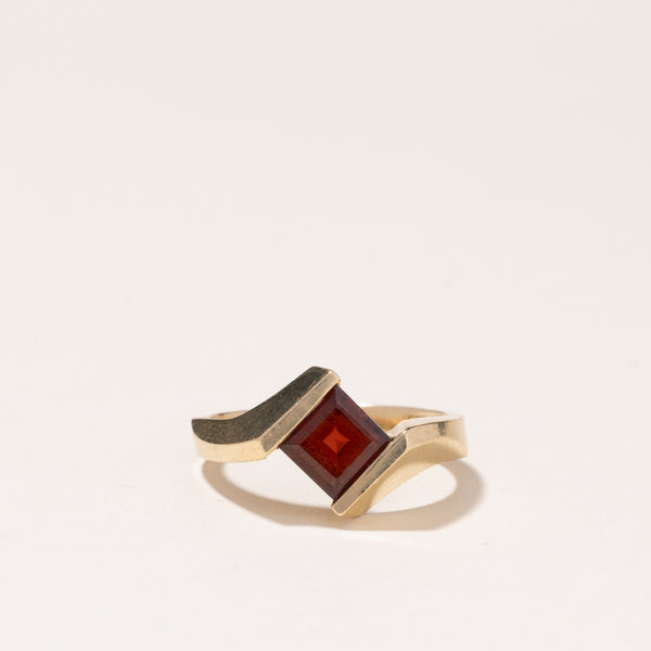 14k Yellow Gold Garnet Ring | 1.39ct | SZ 7