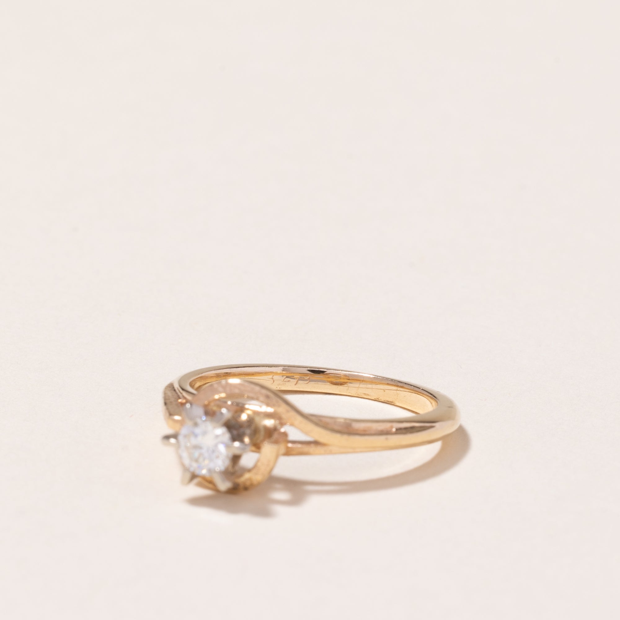 14k Gold Diamond Ring | 0.20ct | SZ 6