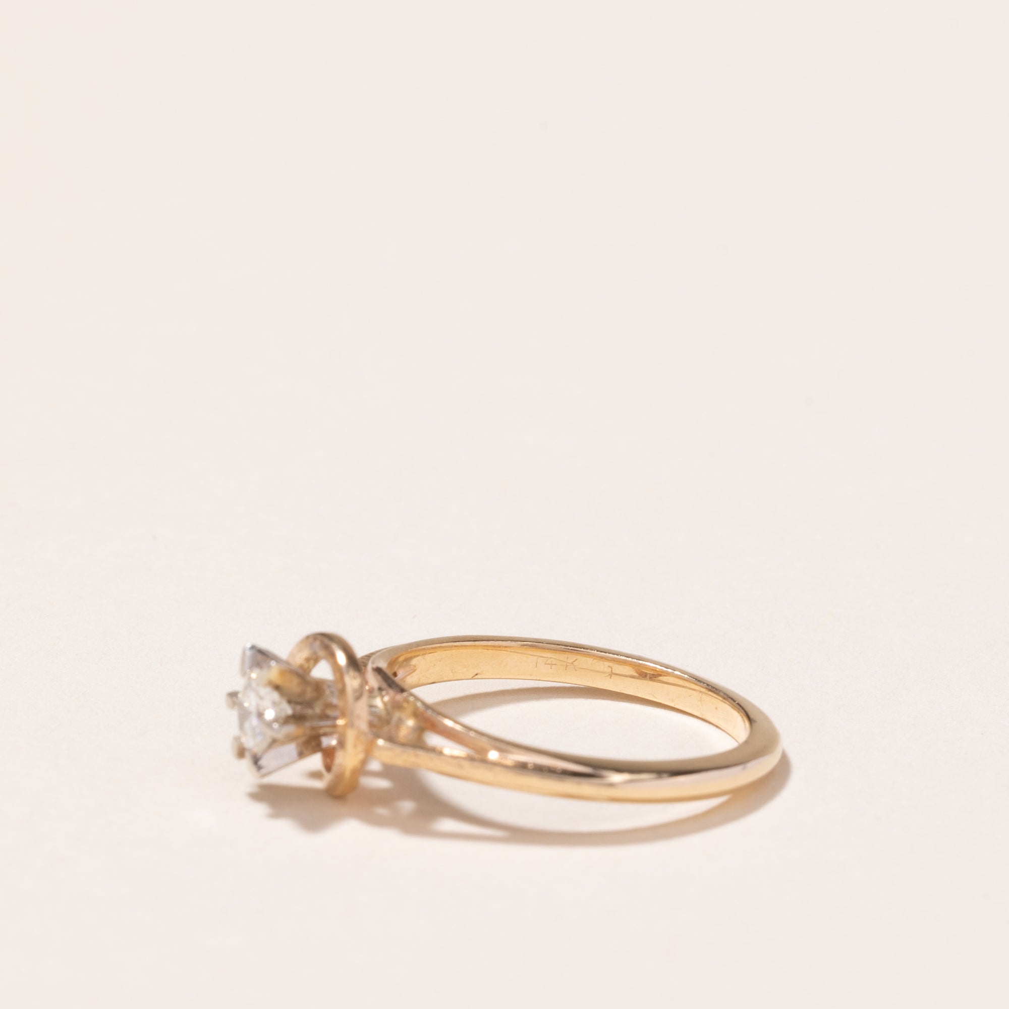 14k Gold Diamond Ring | 0.20ct | SZ 6