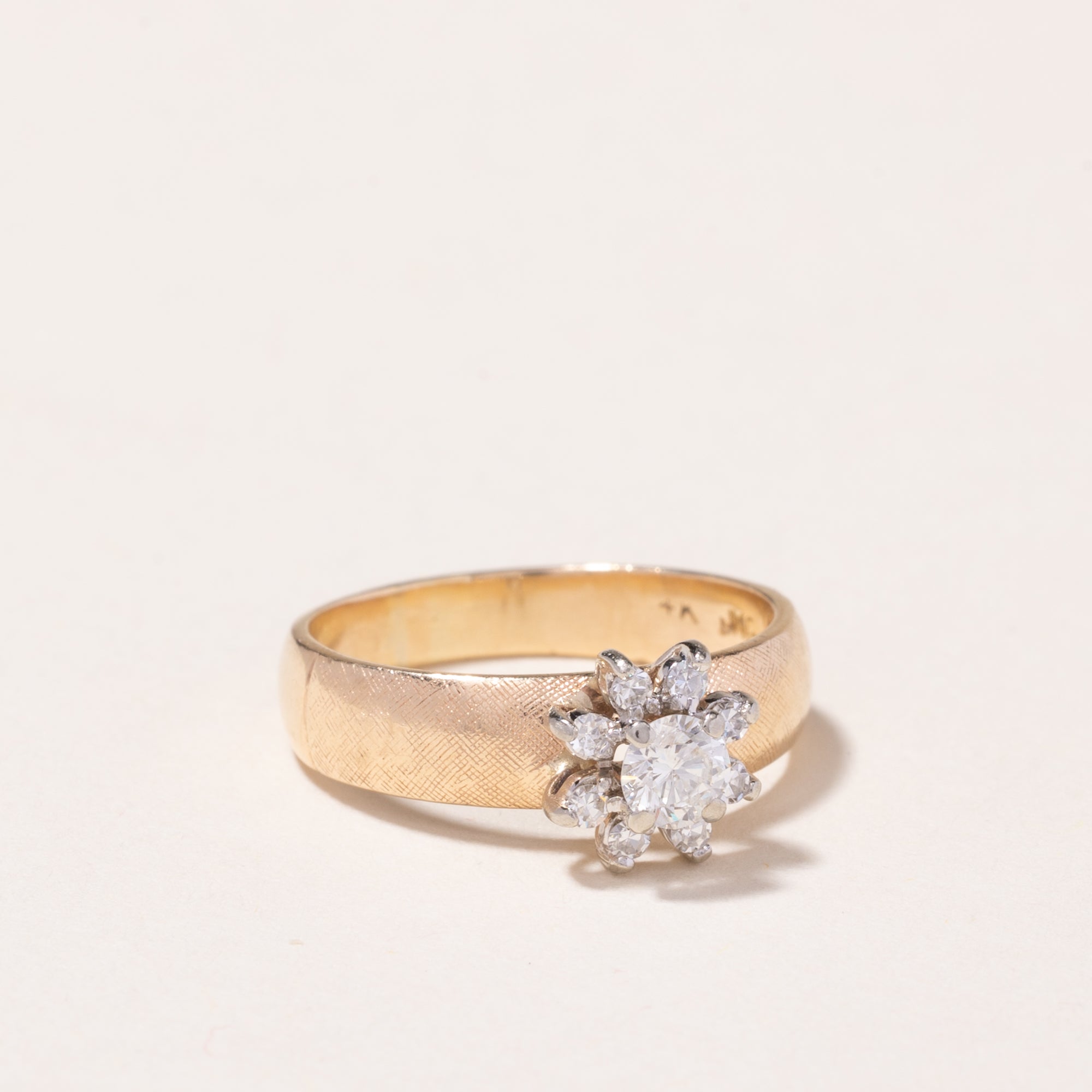 14k Yellow Gold Diamond Ring | 0.36ctw | SZ 6