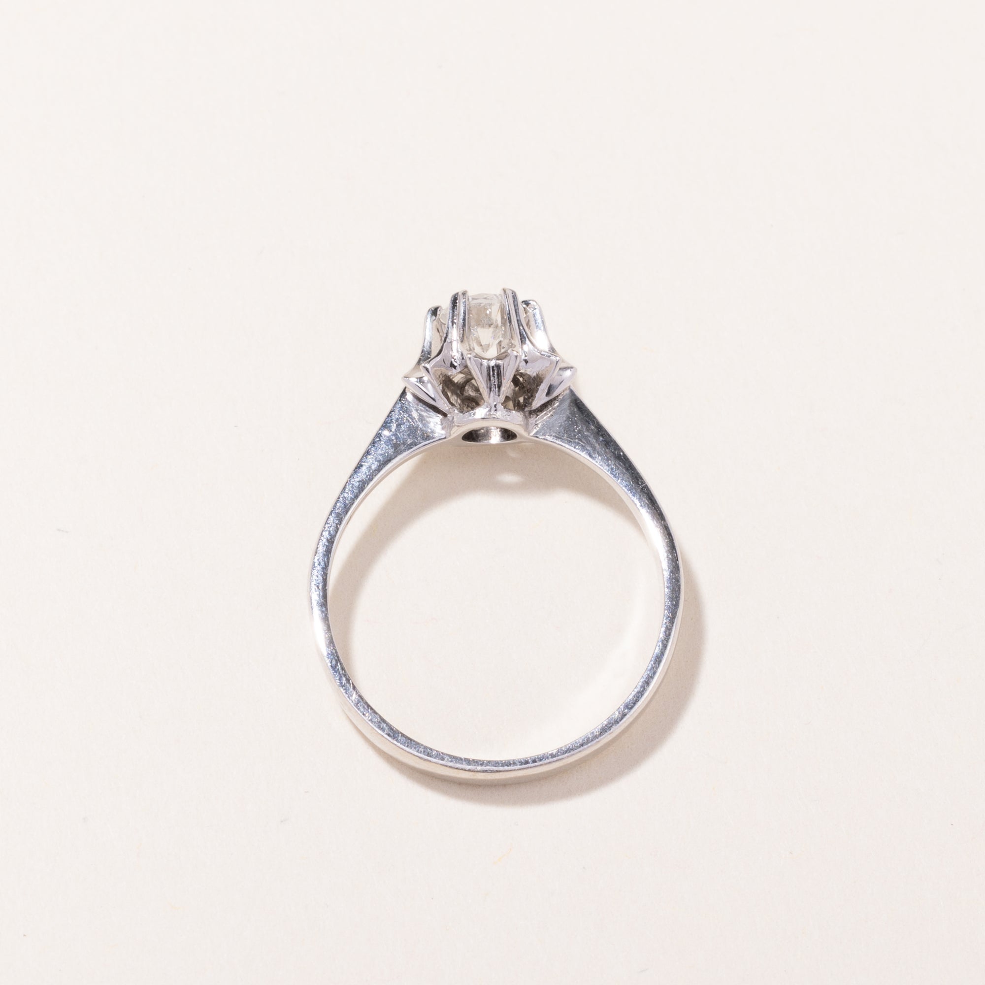 18k White Gold Diamond Ring | 0.31ct | SZ 6