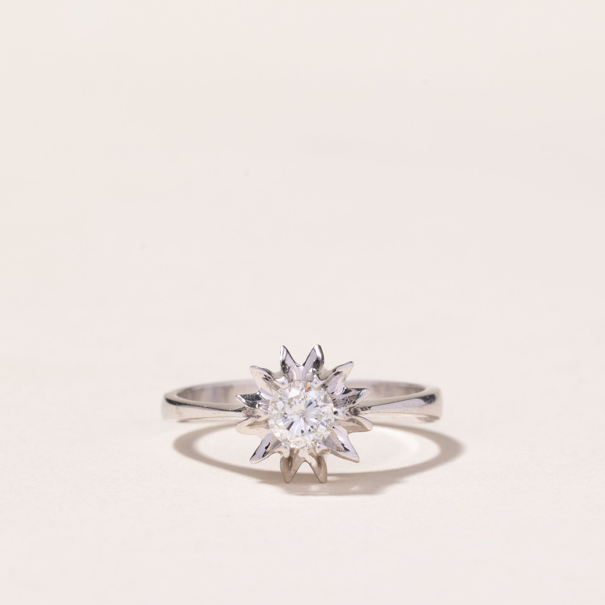 18k White Gold Diamond Ring | 0.31ct | SZ 6