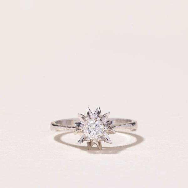 18k White Gold Diamond Ring | 0.31ct | SZ 6