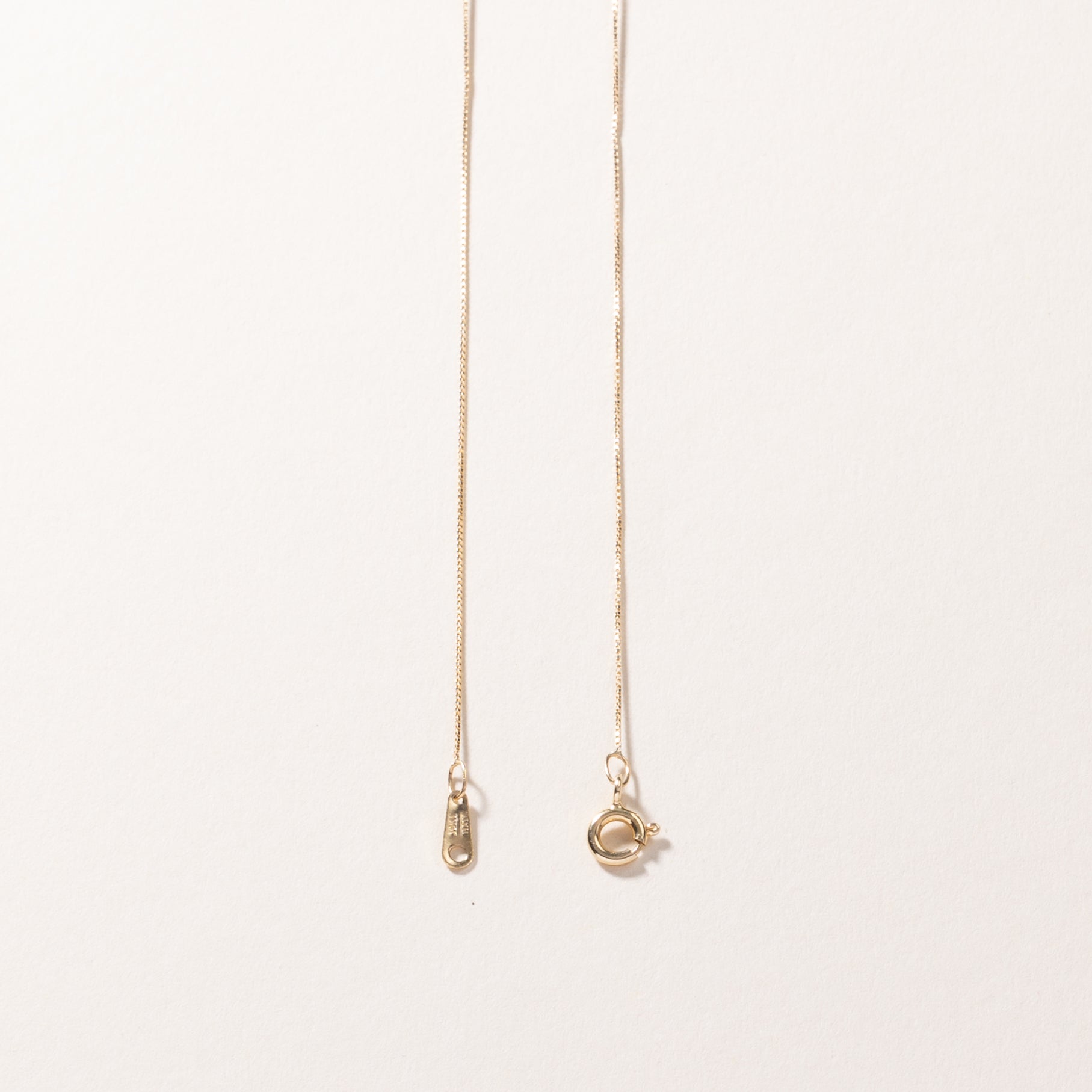 10k Yellow Gold Diamond Necklace | 0.25ct | 22"